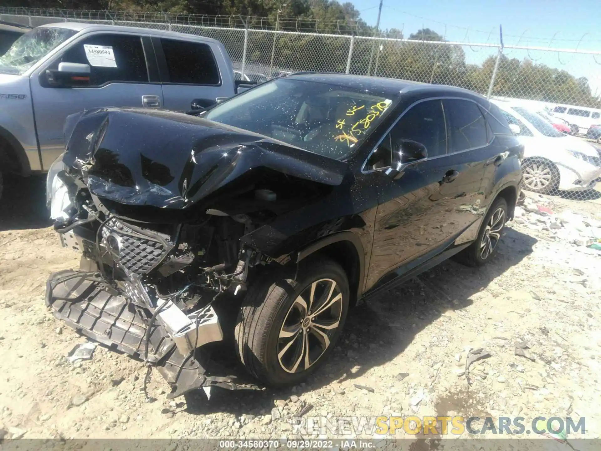 2 Photograph of a damaged car 2T2HZMAA3MC202524 LEXUS RX 2021