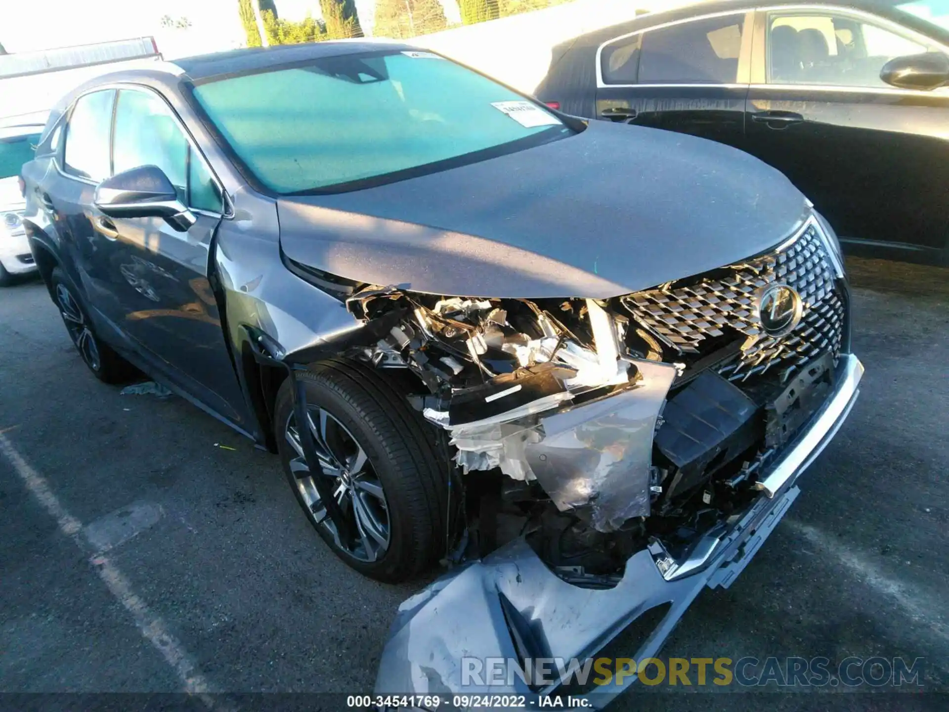 1 Photograph of a damaged car 2T2HZMAA4MC190769 LEXUS RX 2021