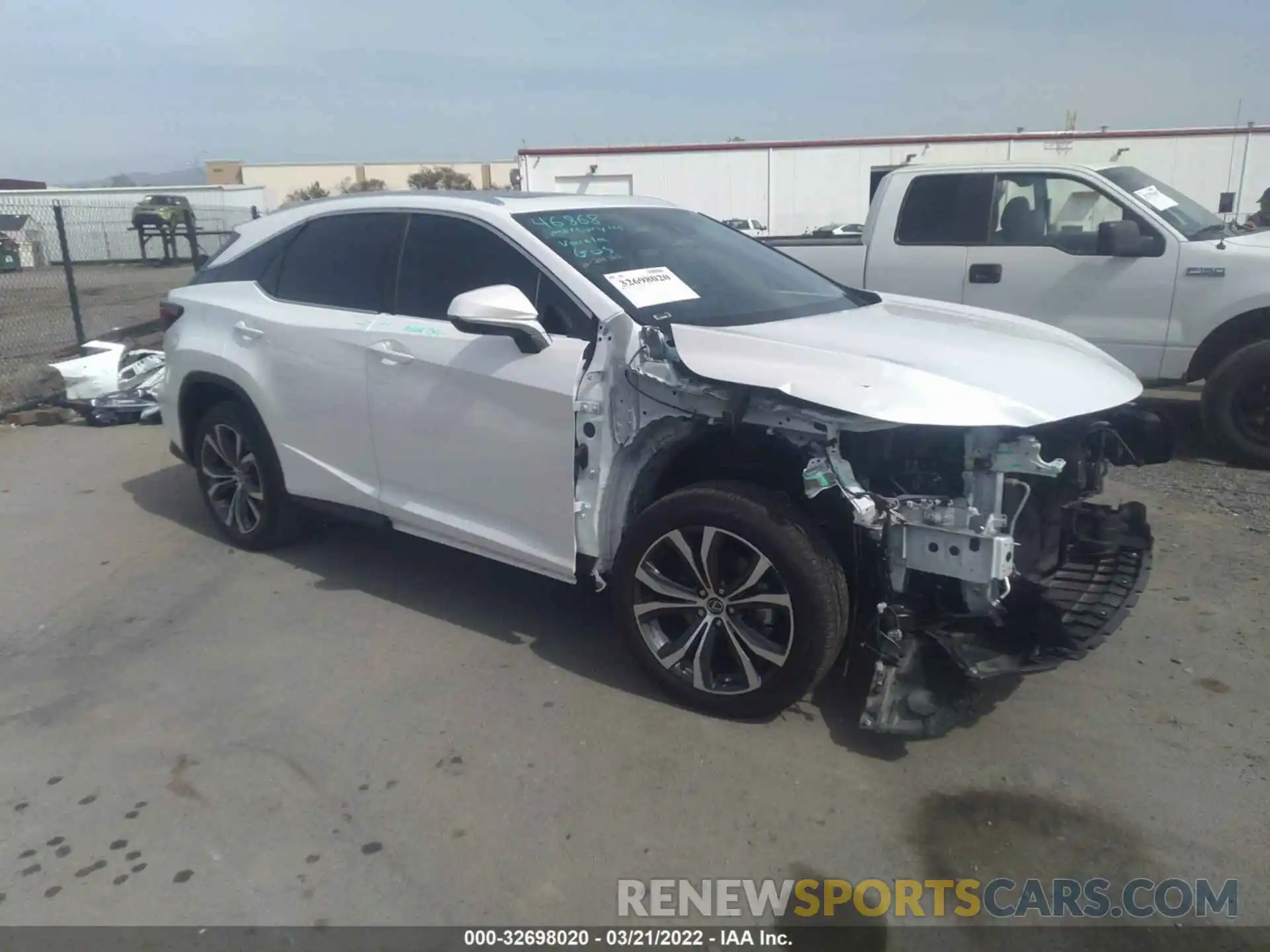 1 Photograph of a damaged car 2T2HZMAA4MC195468 LEXUS RX 2021