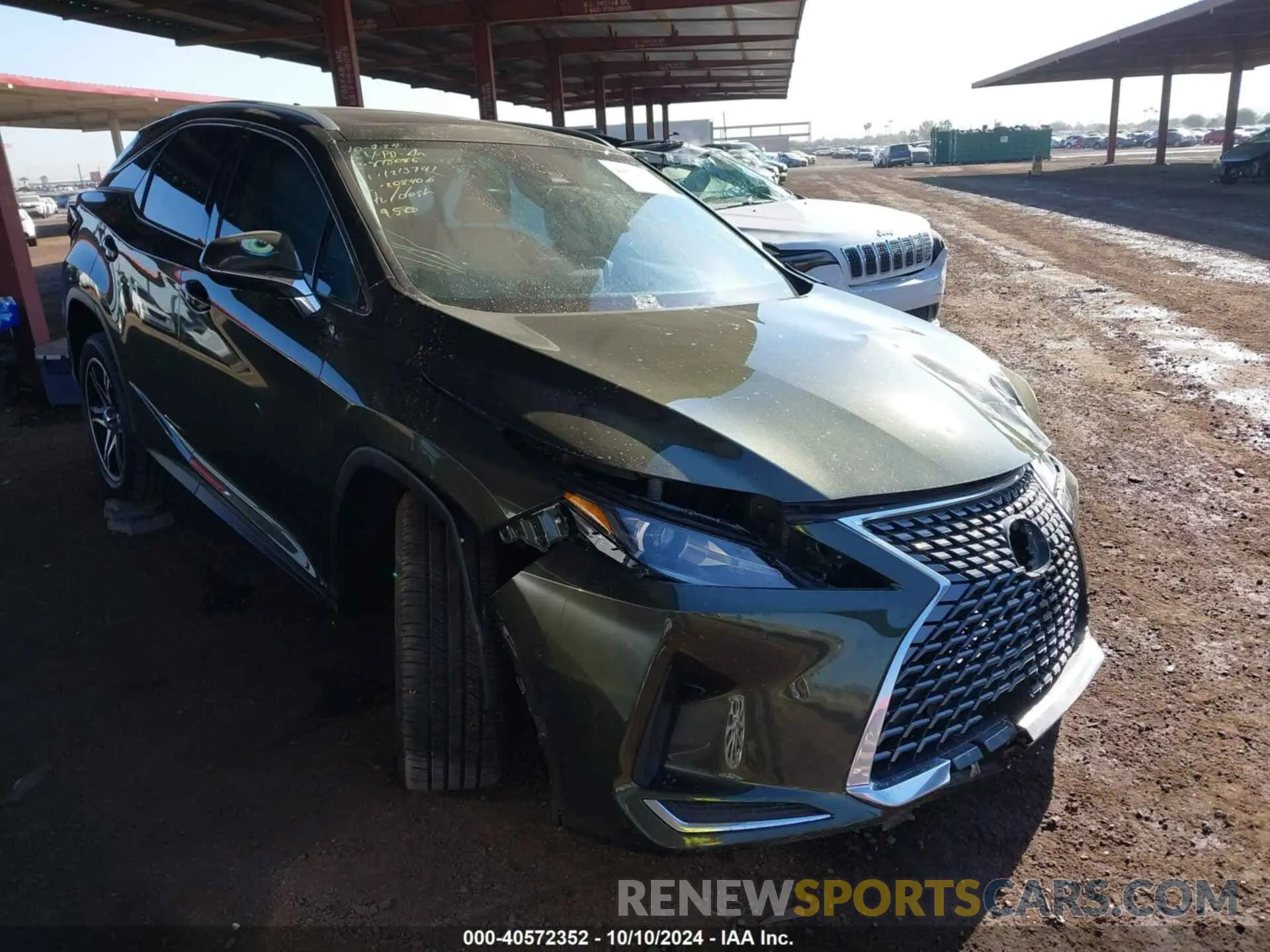 1 Photograph of a damaged car 2T2HZMAA5MC208406 LEXUS RX 2021