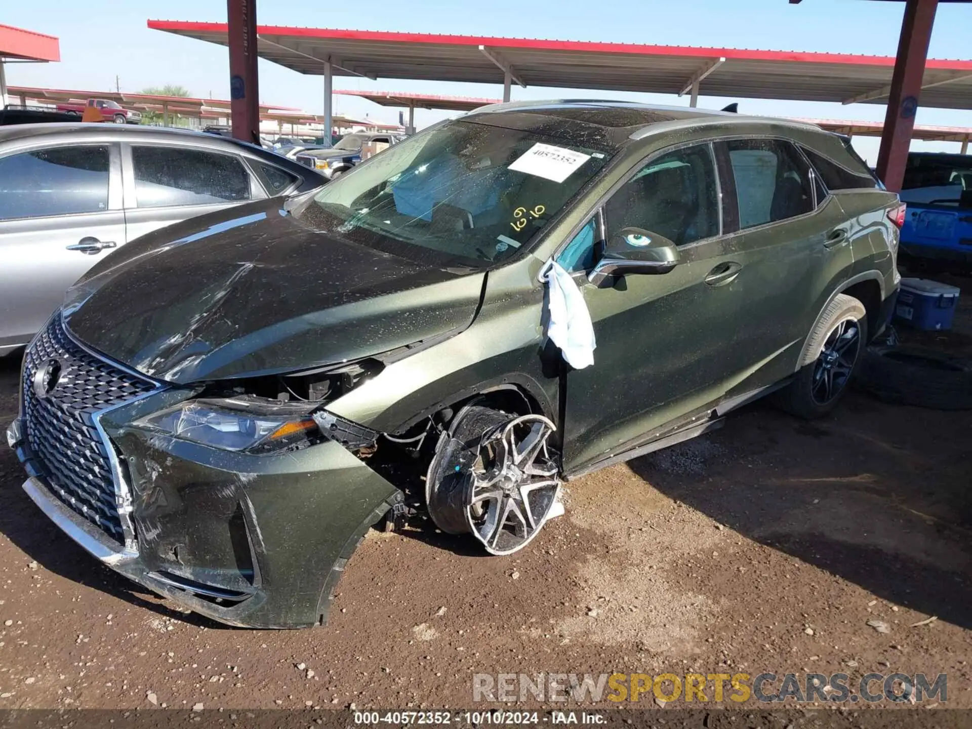 2 Photograph of a damaged car 2T2HZMAA5MC208406 LEXUS RX 2021
