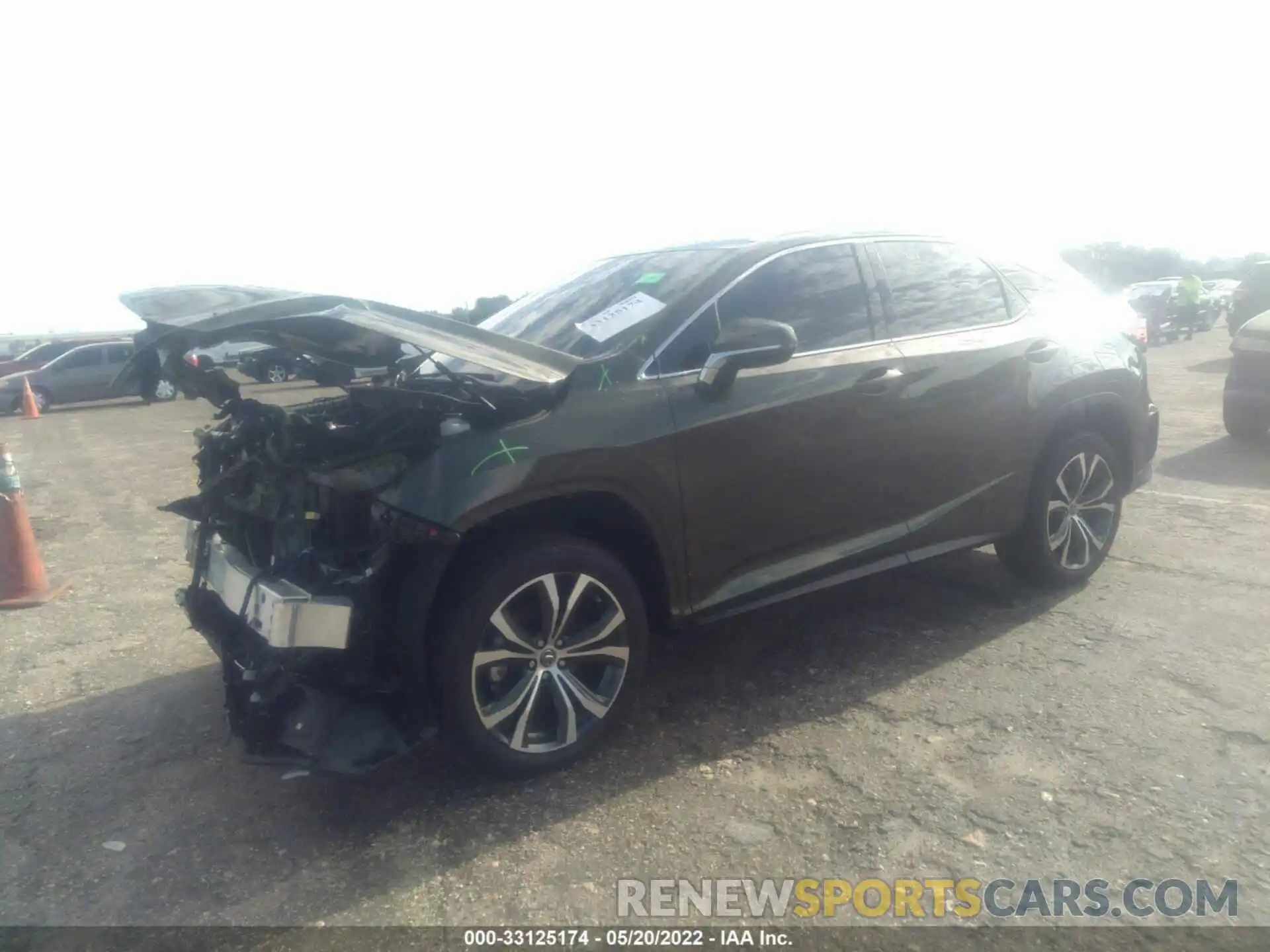 2 Photograph of a damaged car 2T2HZMAA6MC213873 LEXUS RX 2021