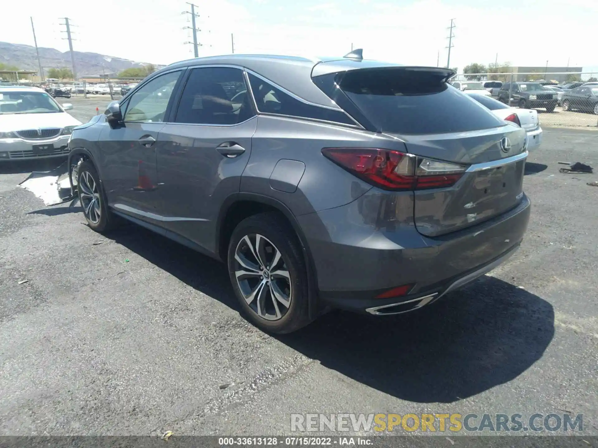 3 Photograph of a damaged car 2T2HZMAA7MC190944 LEXUS RX 2021