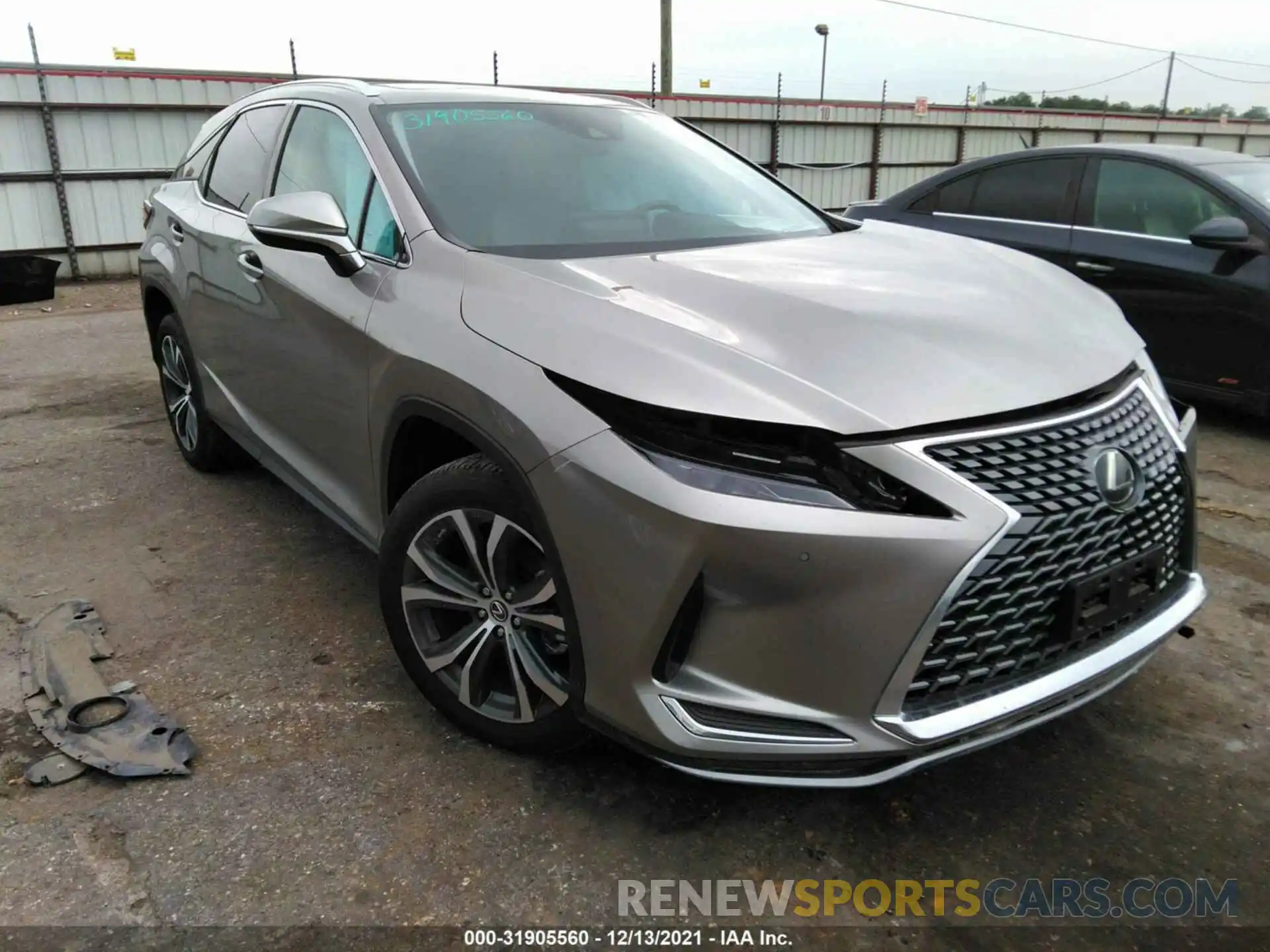 1 Photograph of a damaged car 2T2HZMAA9MC196406 LEXUS RX 2021