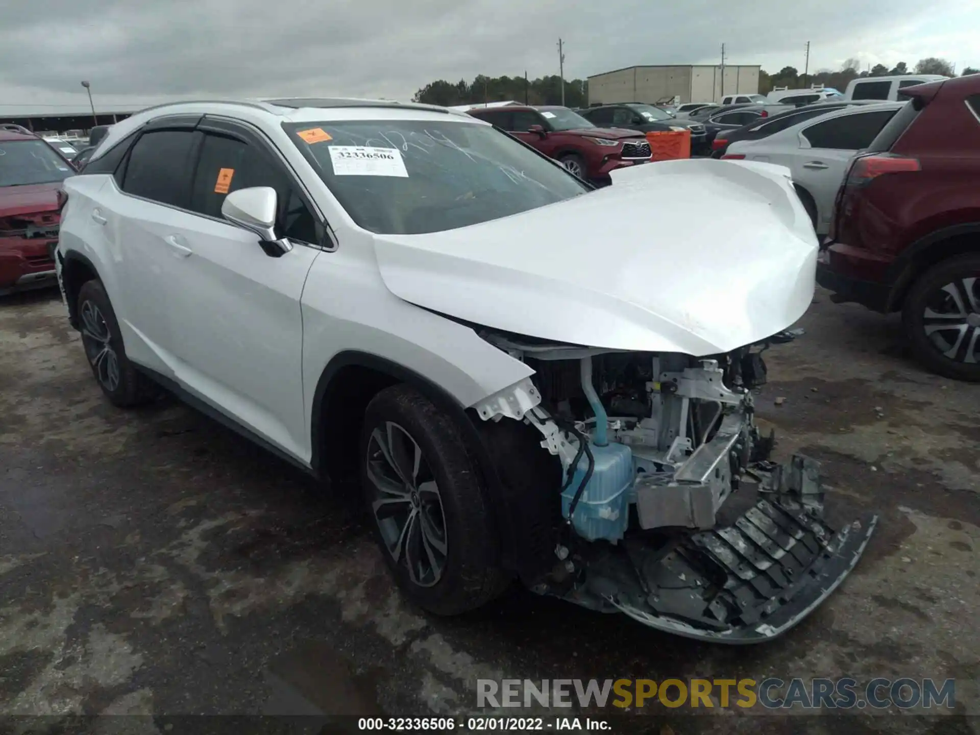 1 Photograph of a damaged car 2T2HZMAAXMC203072 LEXUS RX 2021