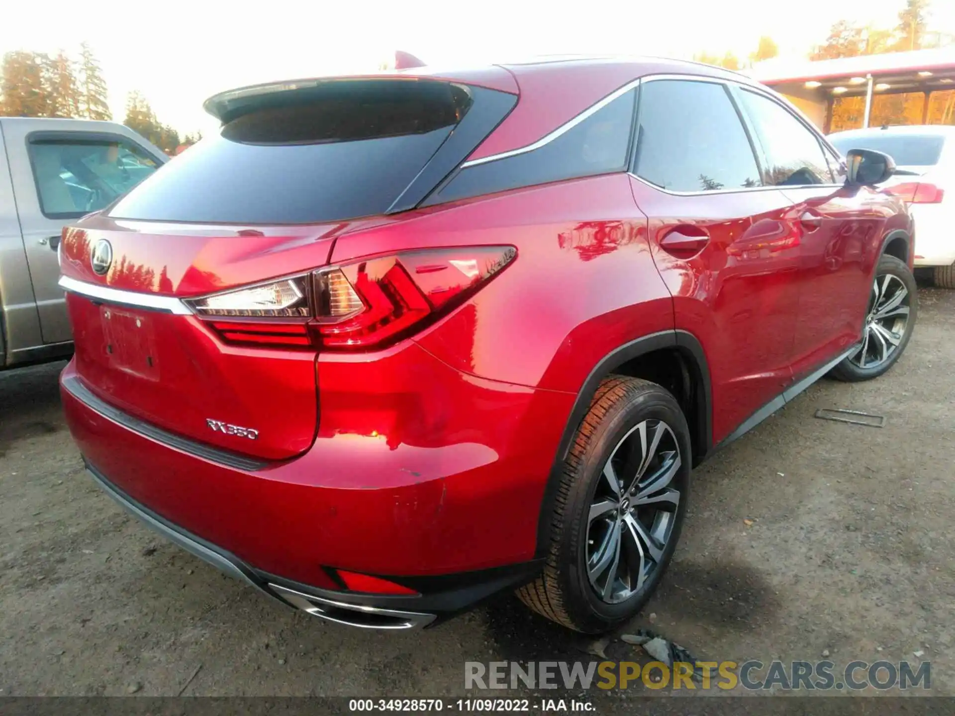 4 Photograph of a damaged car 2T2HZMDA0MC259016 LEXUS RX 2021