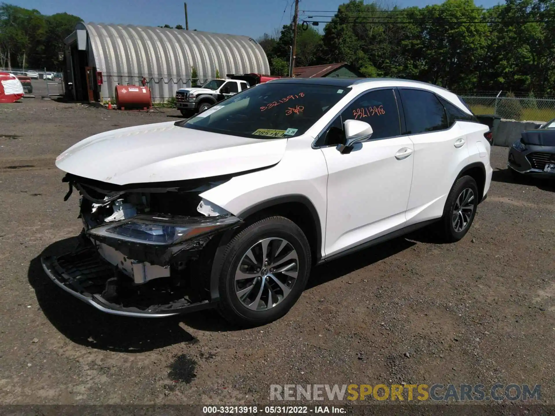 2 Photograph of a damaged car 2T2HZMDA0MC280724 LEXUS RX 2021