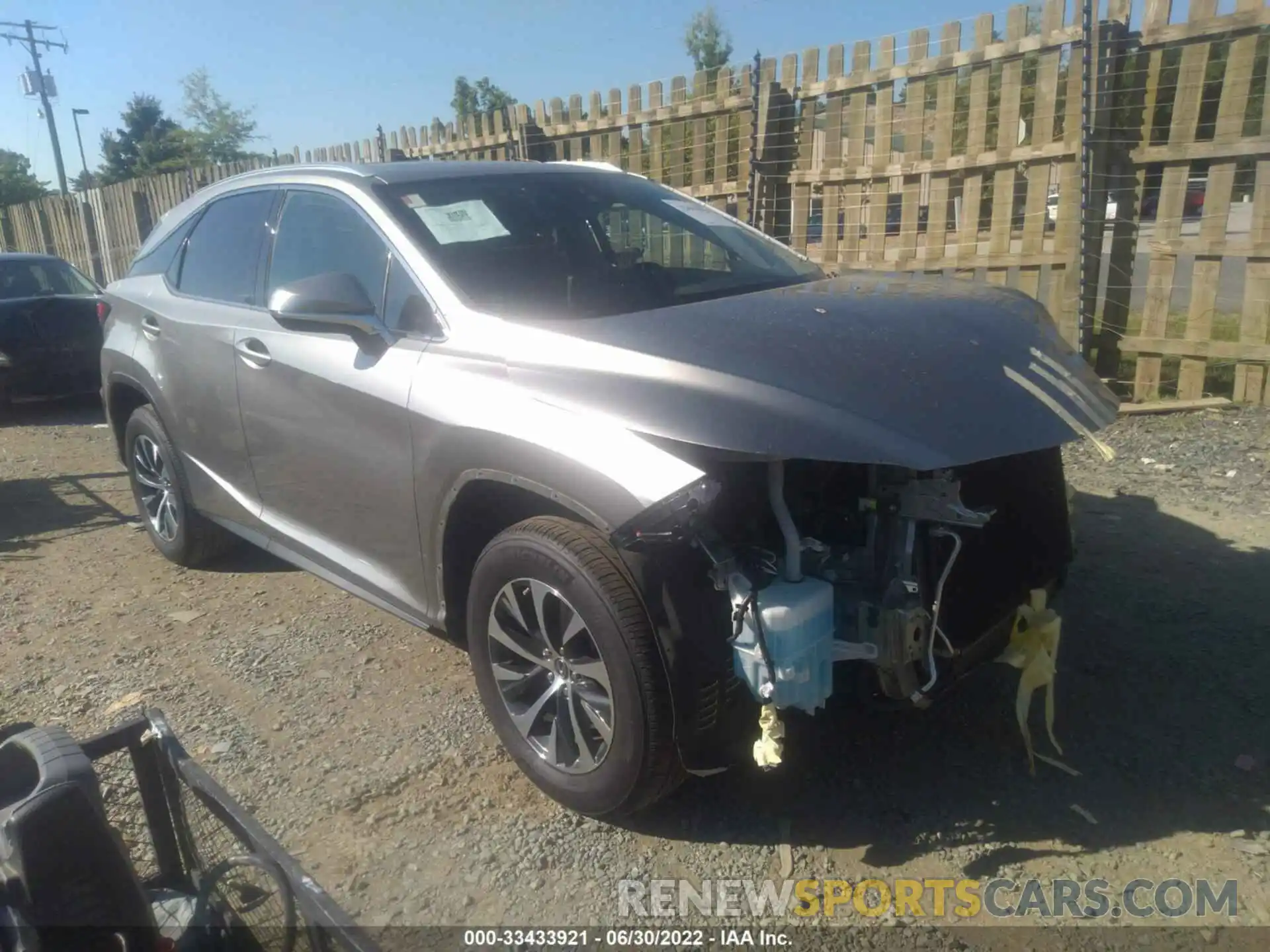 1 Photograph of a damaged car 2T2HZMDA1MC265570 LEXUS RX 2021