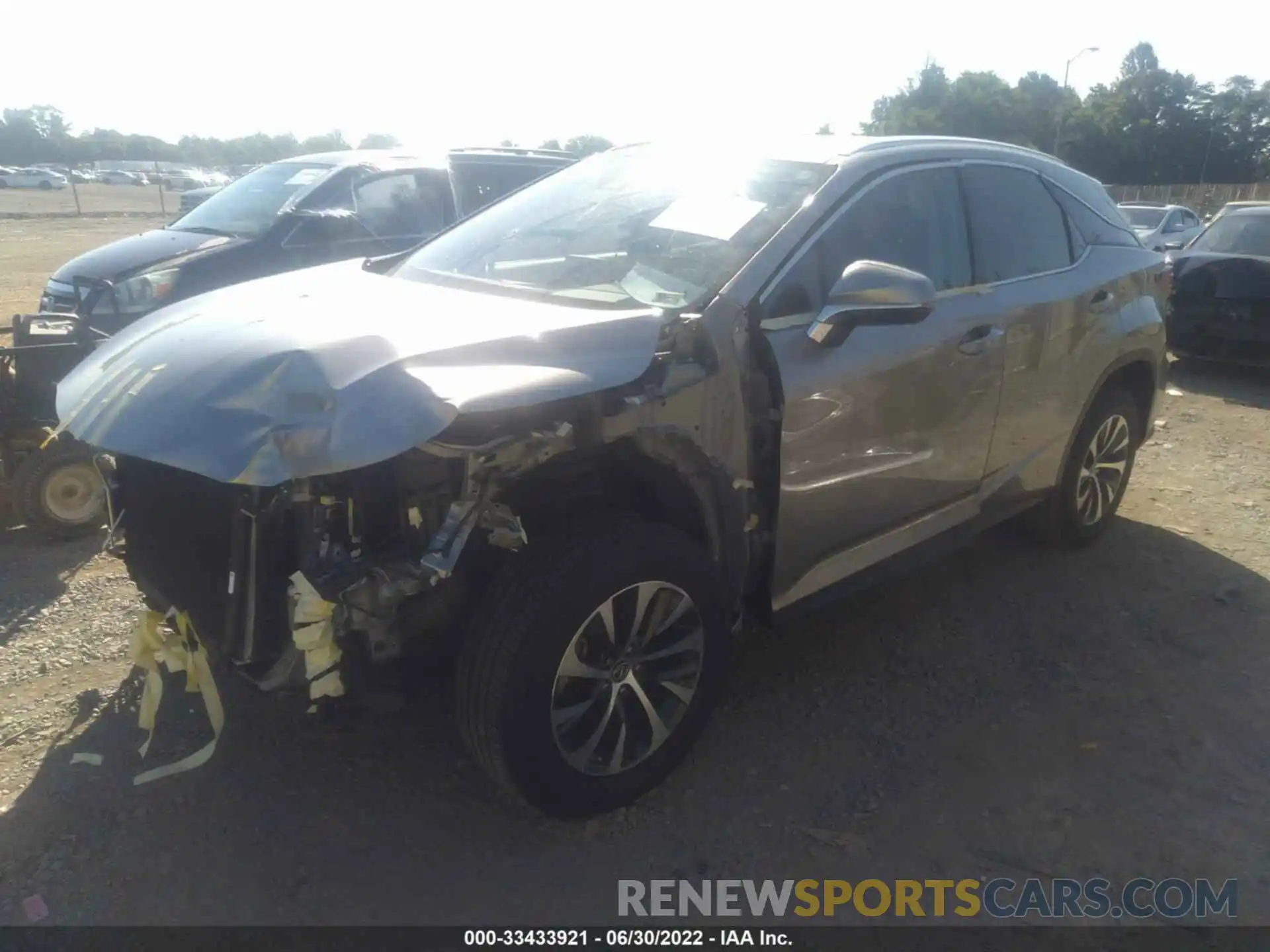 2 Photograph of a damaged car 2T2HZMDA1MC265570 LEXUS RX 2021