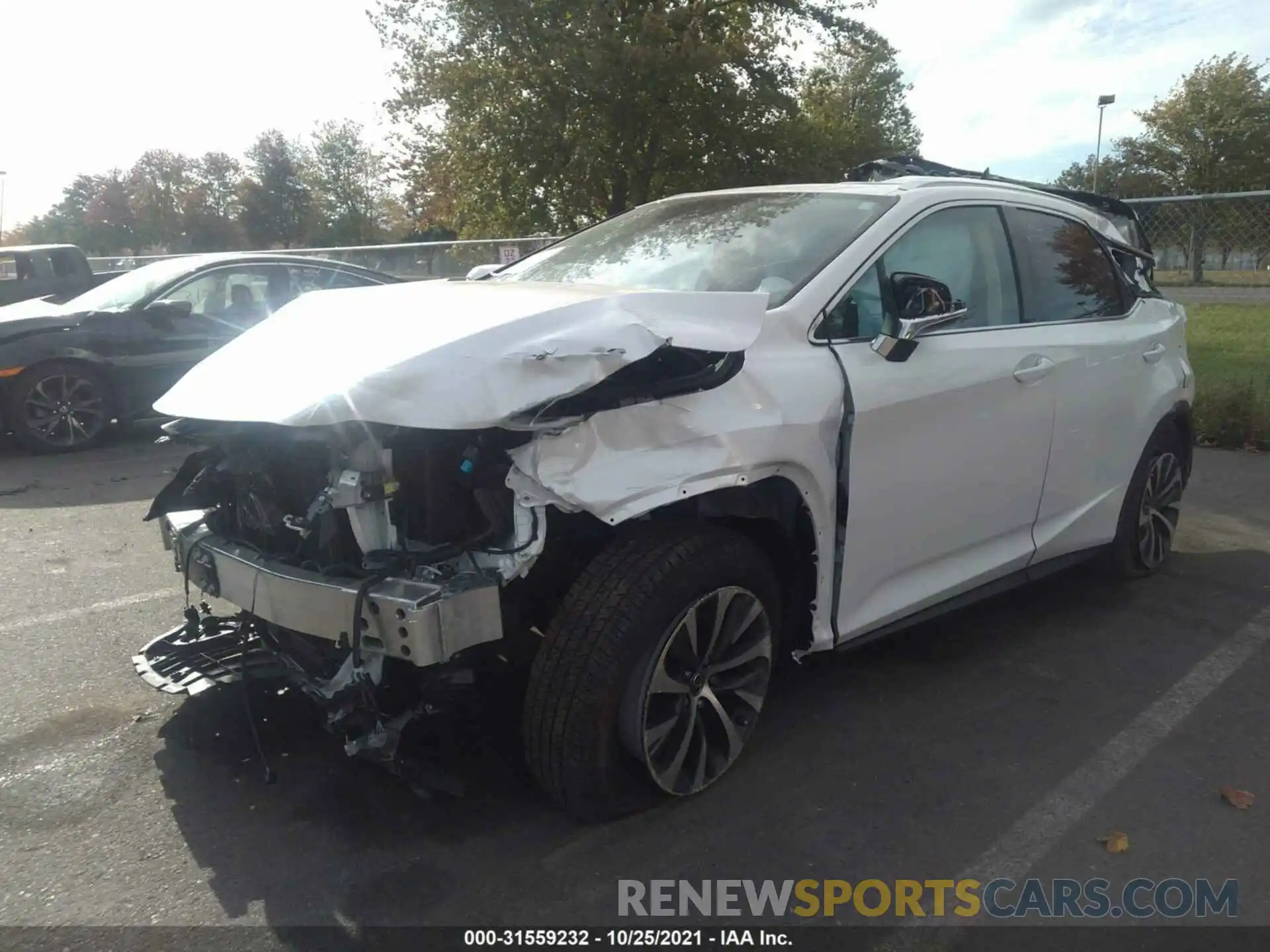 2 Photograph of a damaged car 2T2HZMDA1MC283714 LEXUS RX 2021