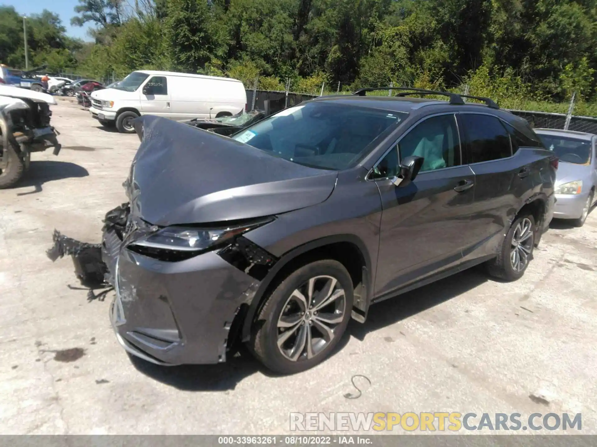 2 Photograph of a damaged car 2T2HZMDA2MC265965 LEXUS RX 2021