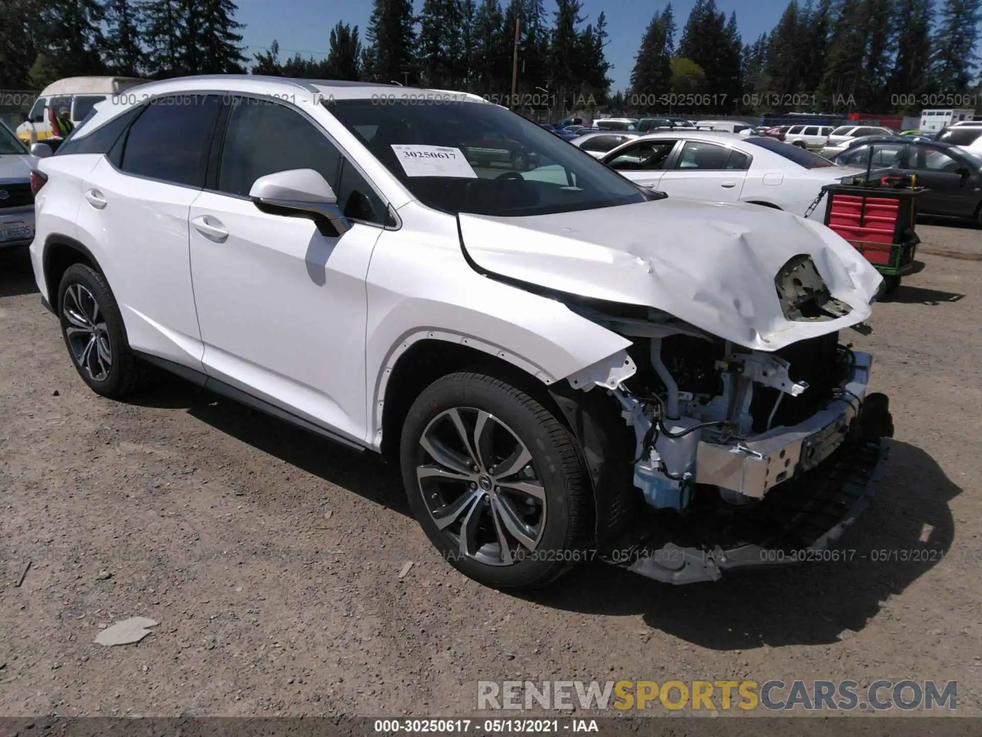 1 Photograph of a damaged car 2T2HZMDA3MC266140 LEXUS RX 2021