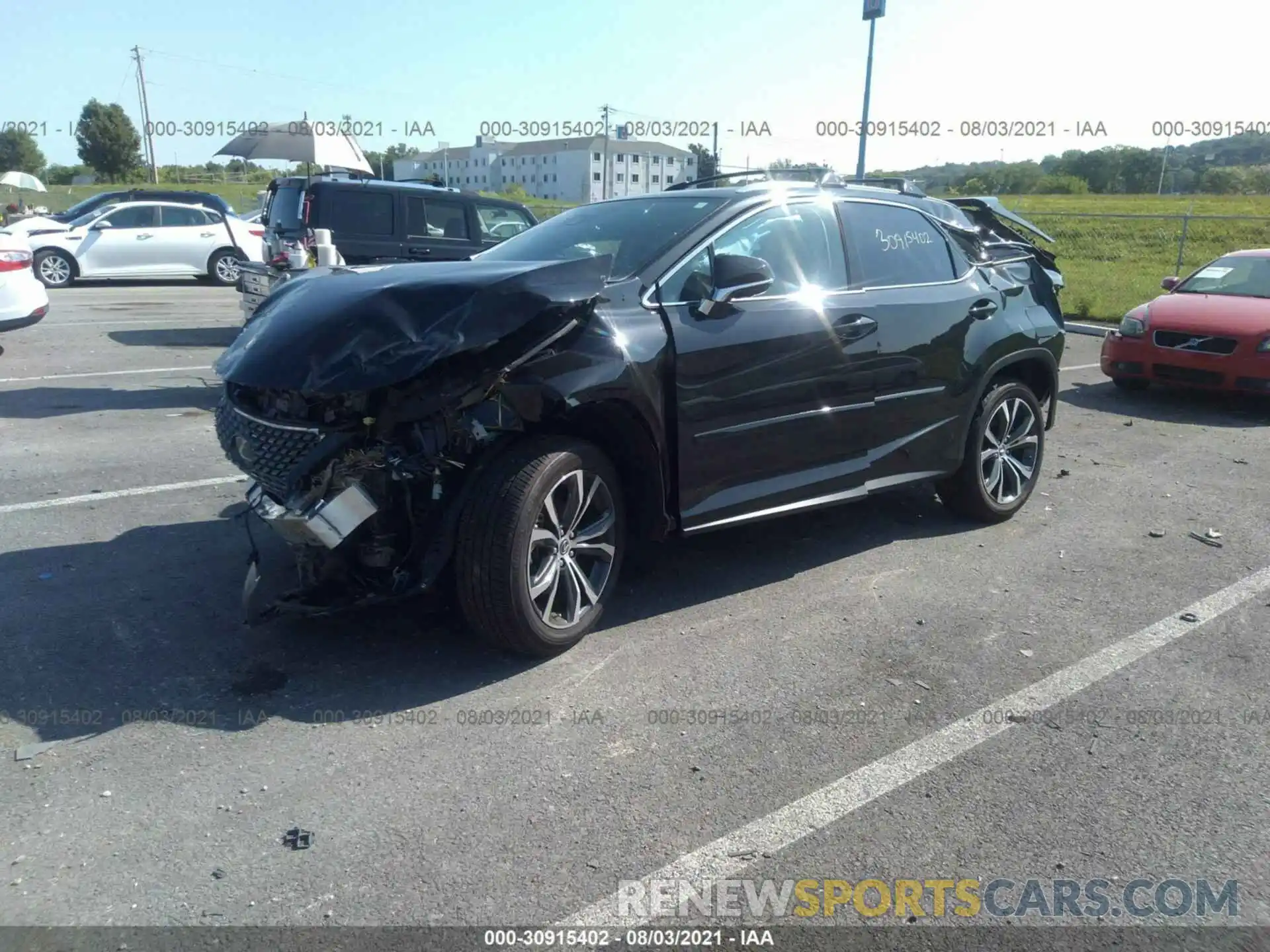 2 Photograph of a damaged car 2T2HZMDA3MC291328 LEXUS RX 2021