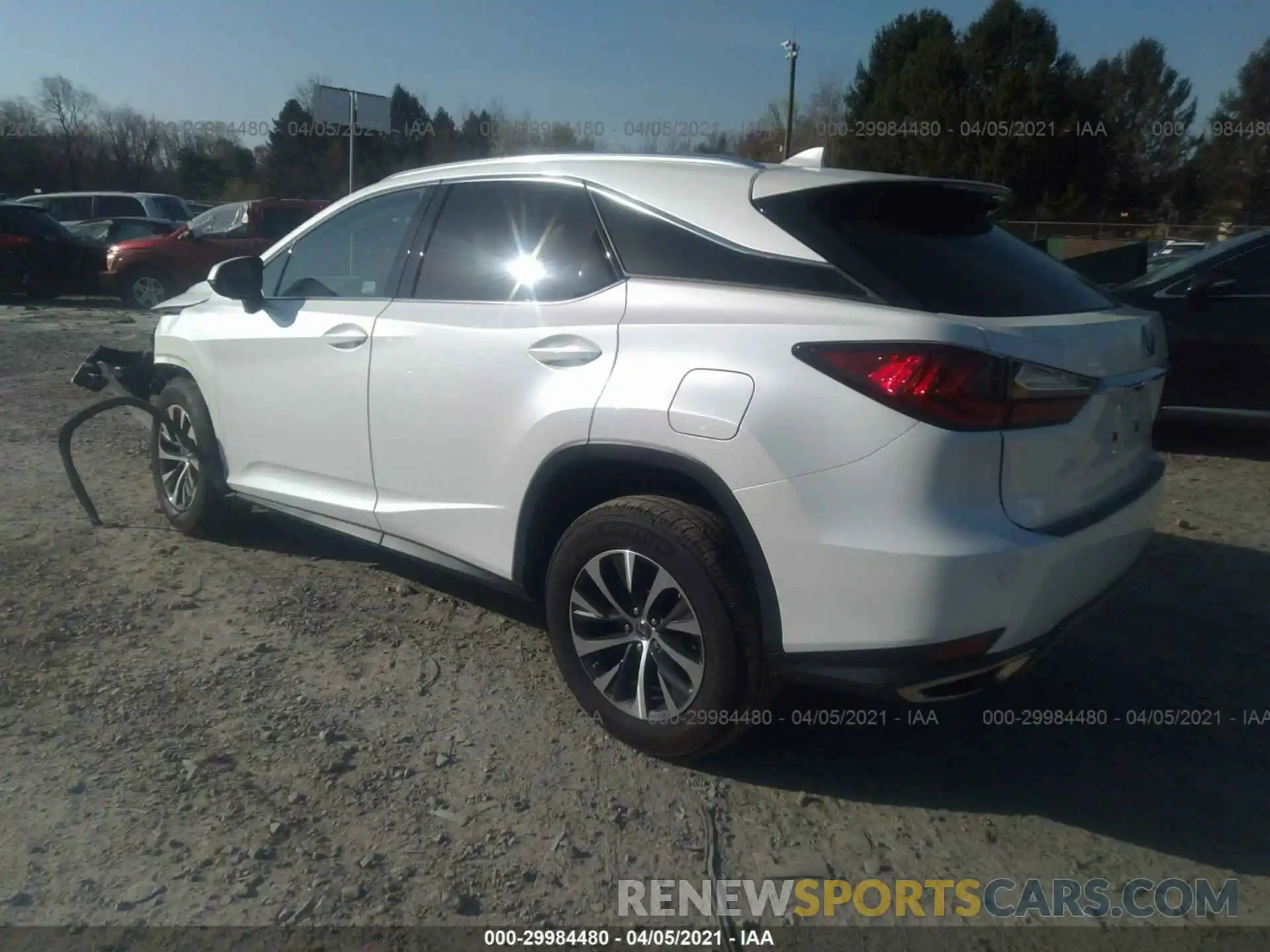 3 Photograph of a damaged car 2T2HZMDA4MC258452 LEXUS RX 2021