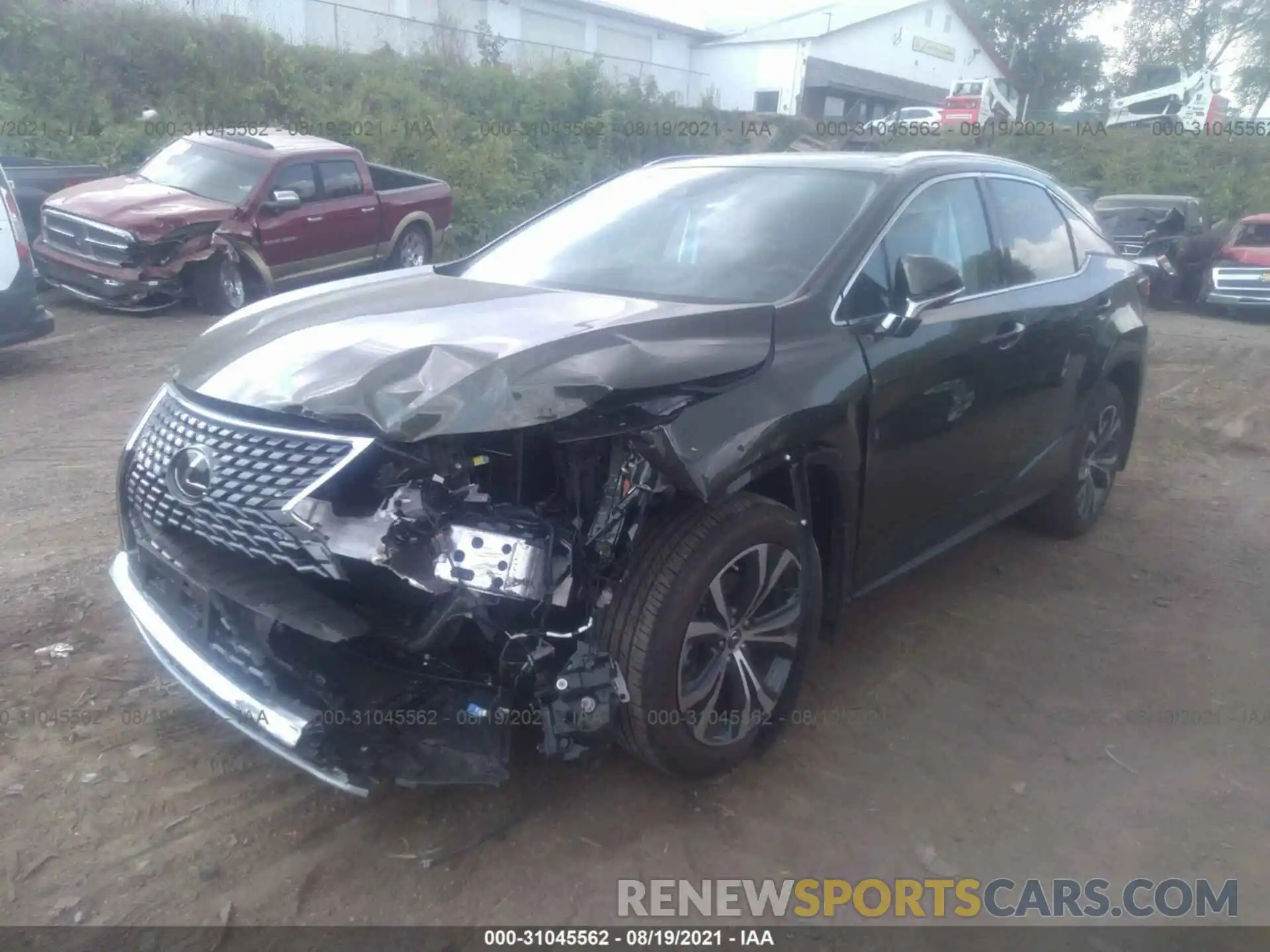 2 Photograph of a damaged car 2T2HZMDA6MC299455 LEXUS RX 2021