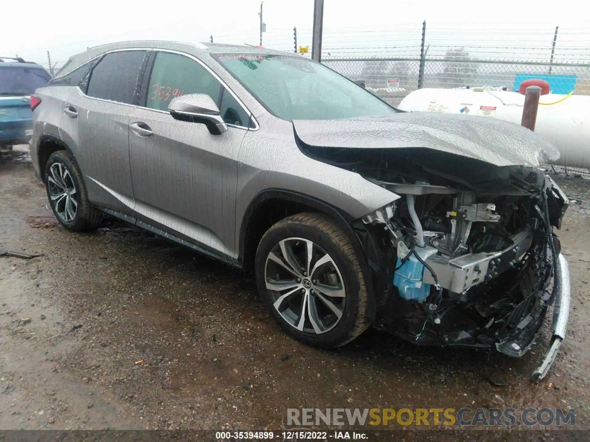 1 Photograph of a damaged car 2T2HZMDA8MC284830 LEXUS RX 2021