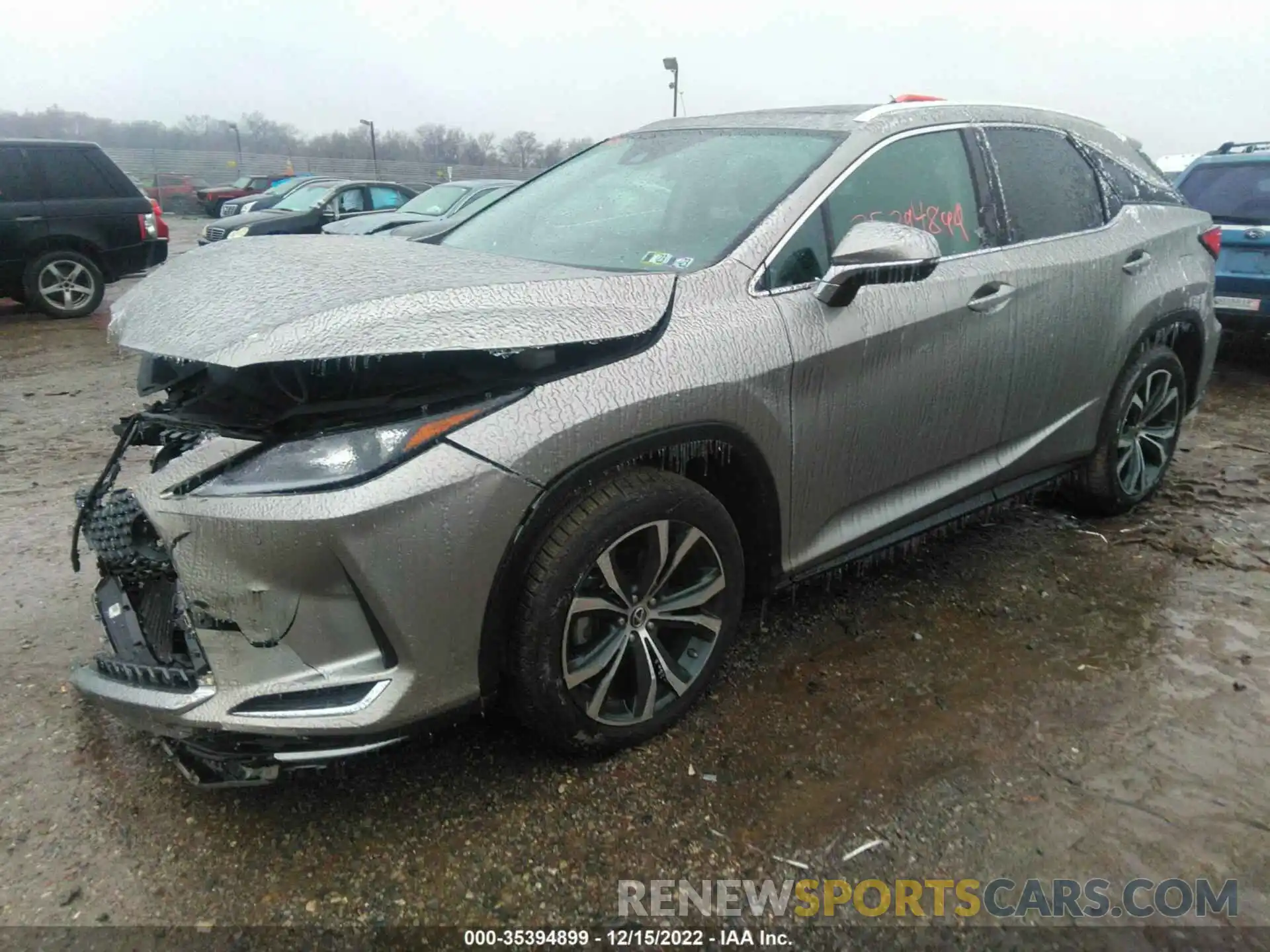 2 Photograph of a damaged car 2T2HZMDA8MC284830 LEXUS RX 2021