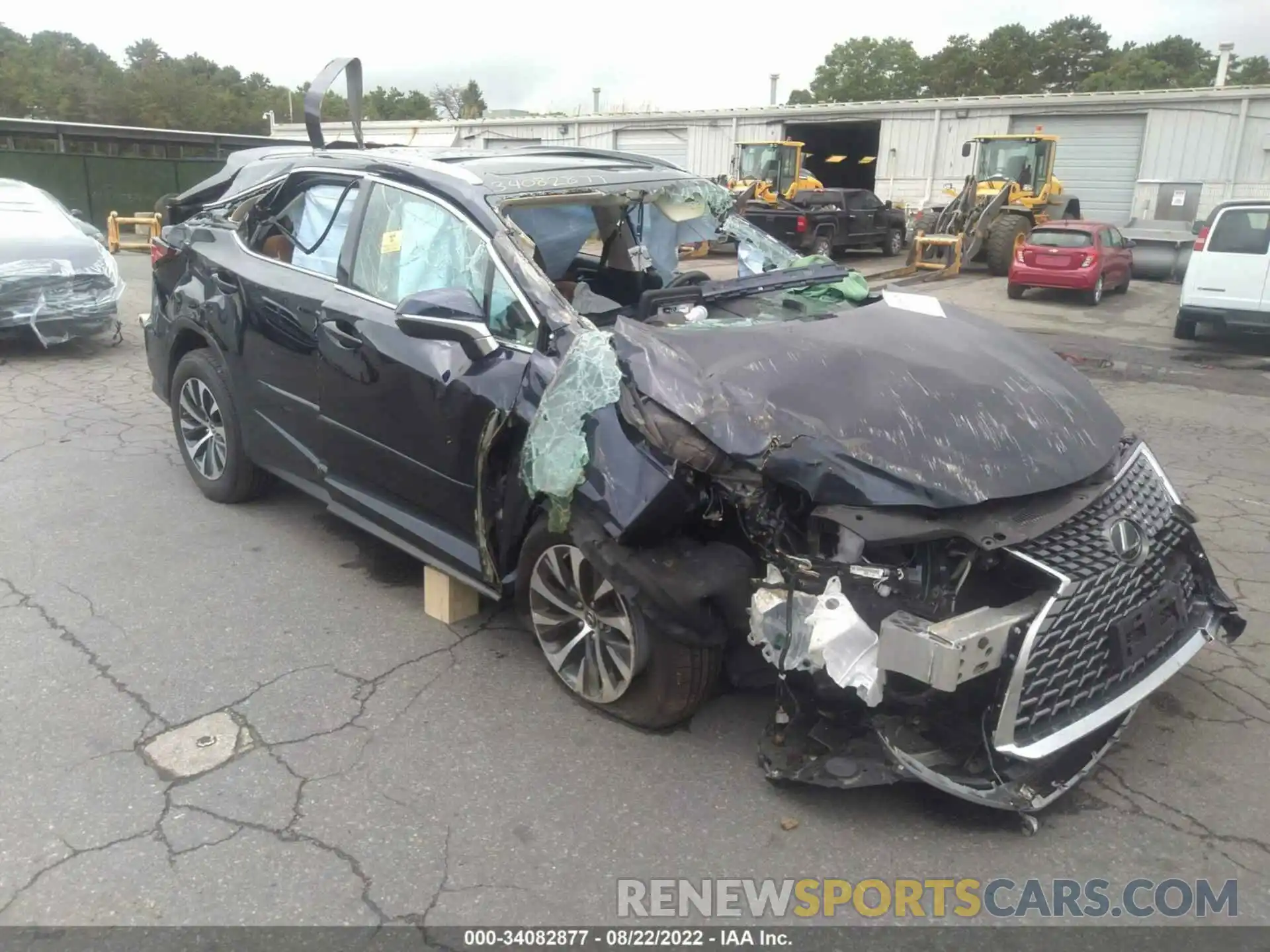 1 Photograph of a damaged car 2T2HZMDA8MC303182 LEXUS RX 2021