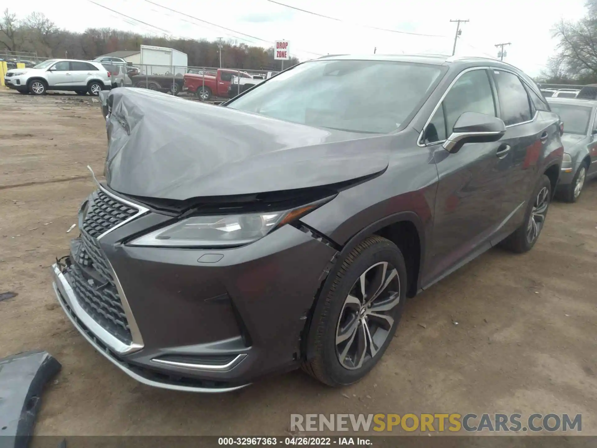 2 Photograph of a damaged car 2T2HZMDA9MC305958 LEXUS RX 2021