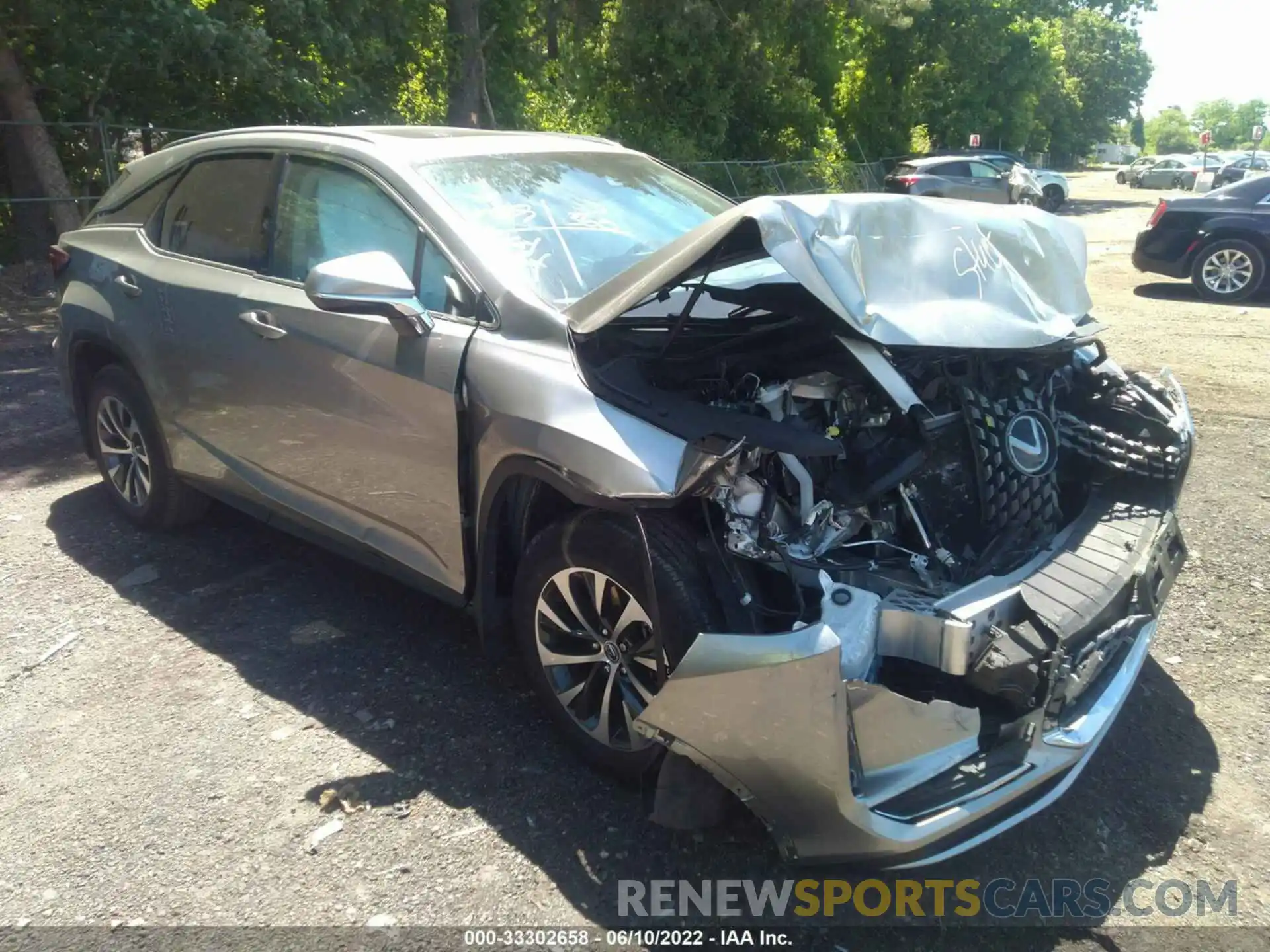 1 Photograph of a damaged car 2T2HZMDAXMC263171 LEXUS RX 2021