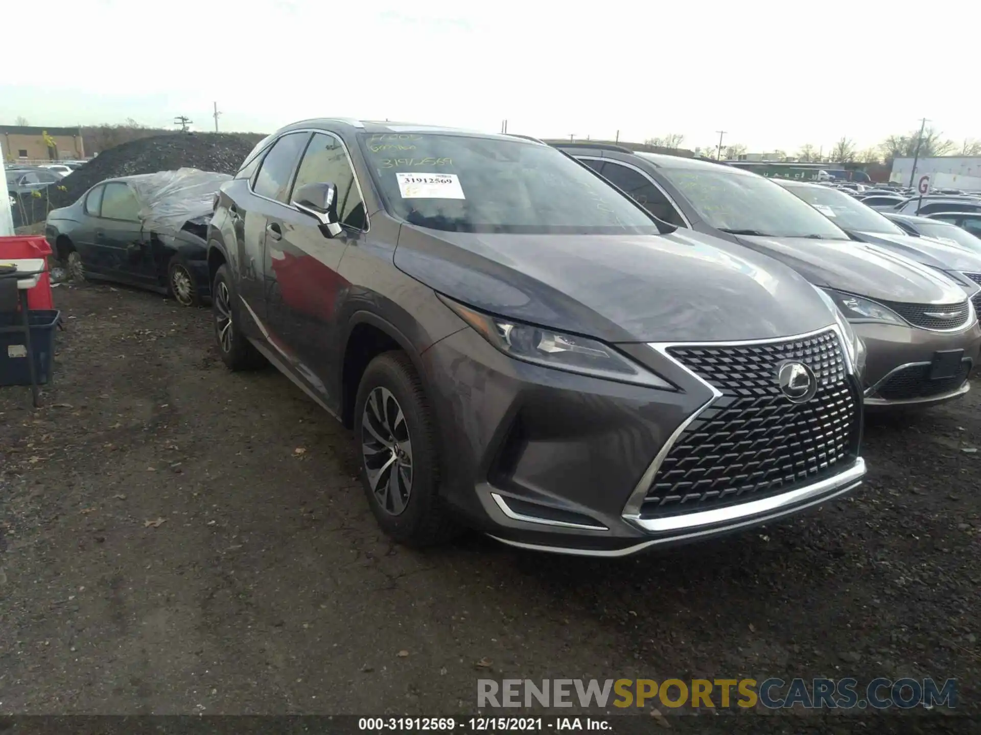 1 Photograph of a damaged car 2T2HZMDAXMC307203 LEXUS RX 2021