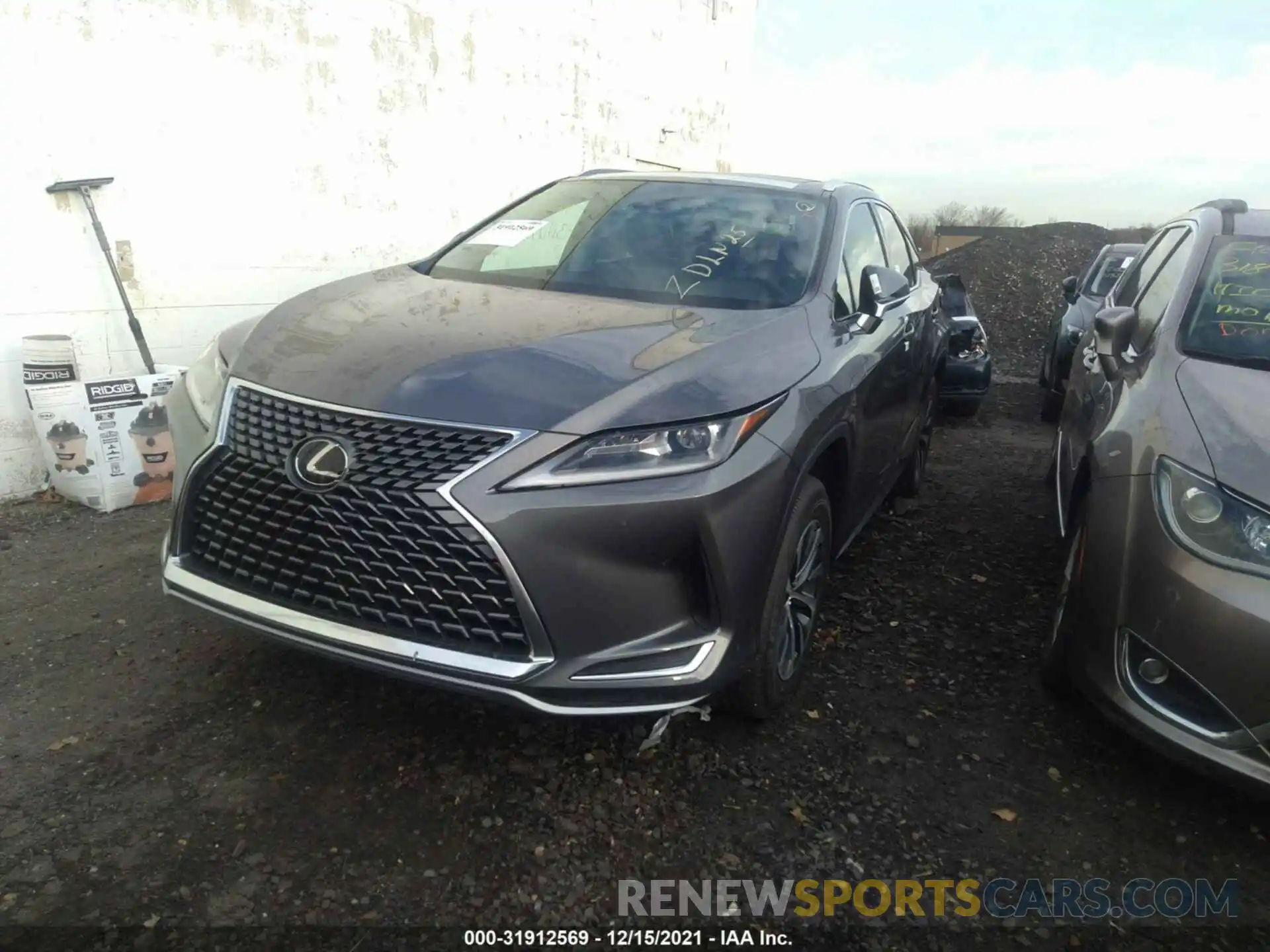 2 Photograph of a damaged car 2T2HZMDAXMC307203 LEXUS RX 2021