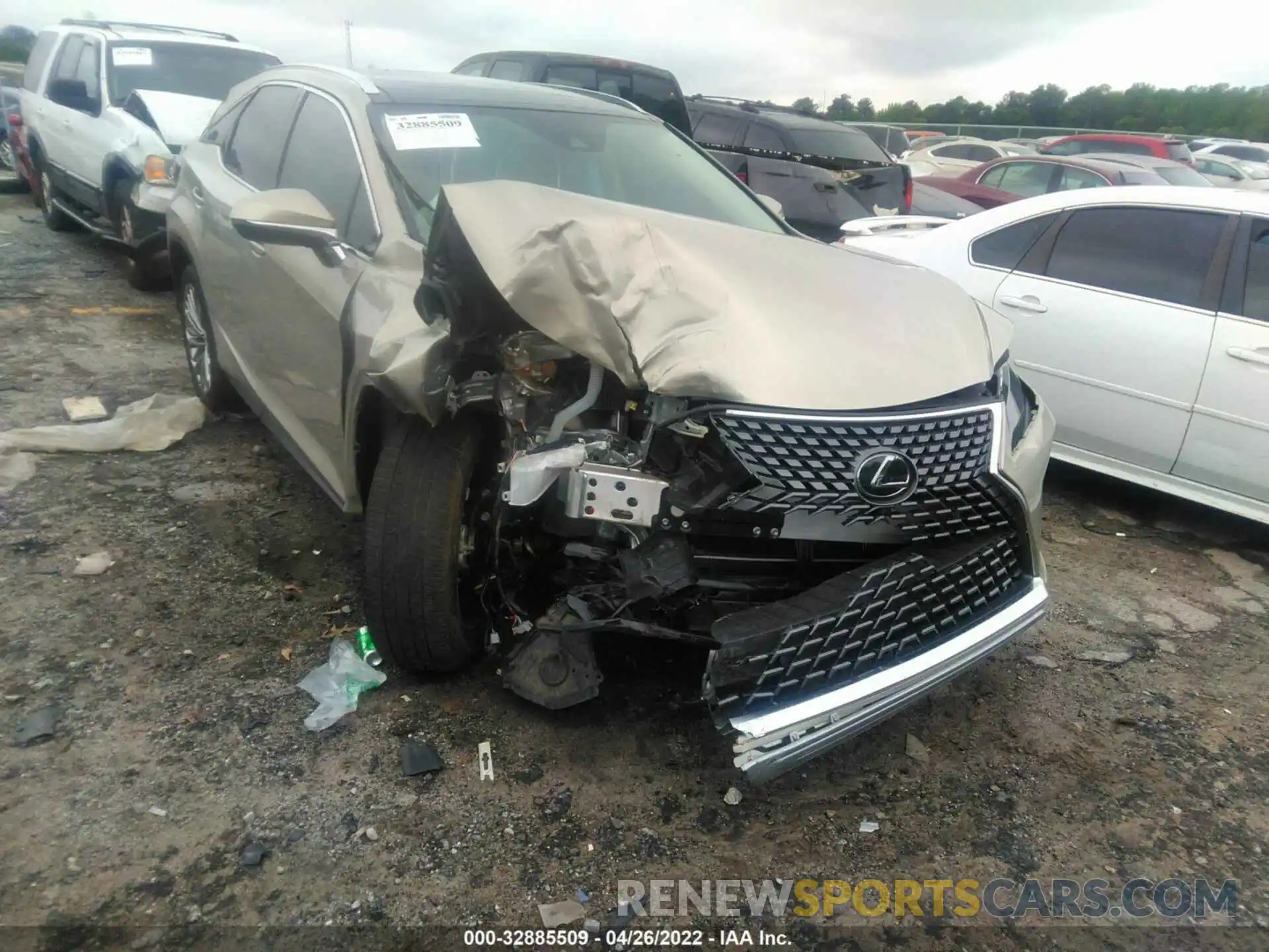 1 Photograph of a damaged car 2T2JZMAA0MC185232 LEXUS RX 2021