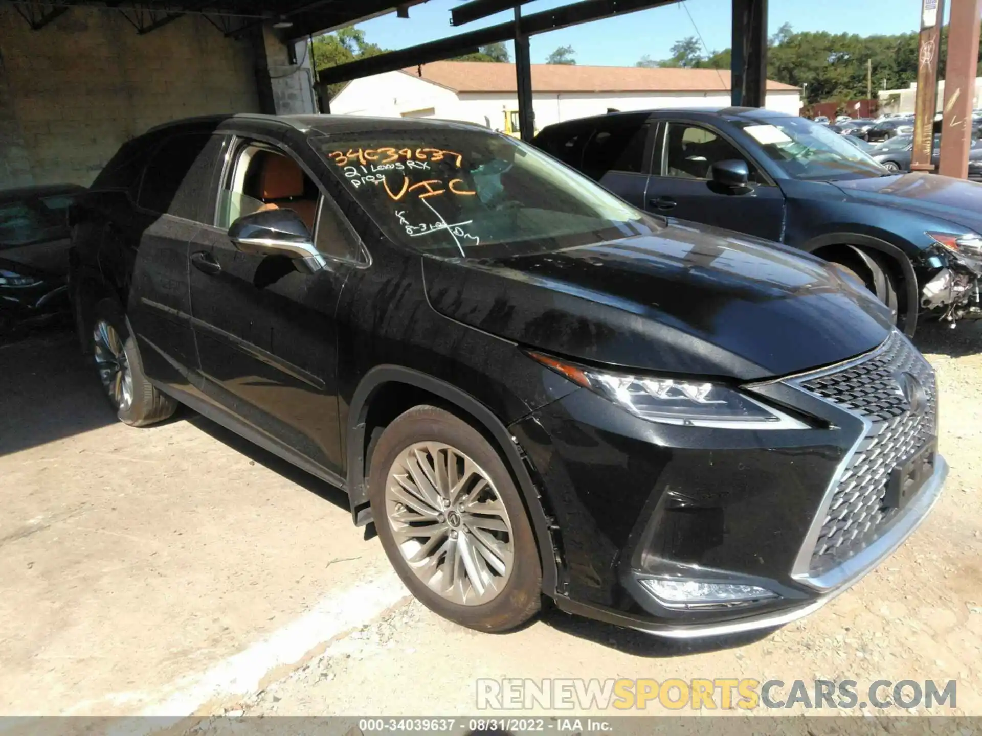 1 Photograph of a damaged car 2T2JZMDA4MC274345 LEXUS RX 2021