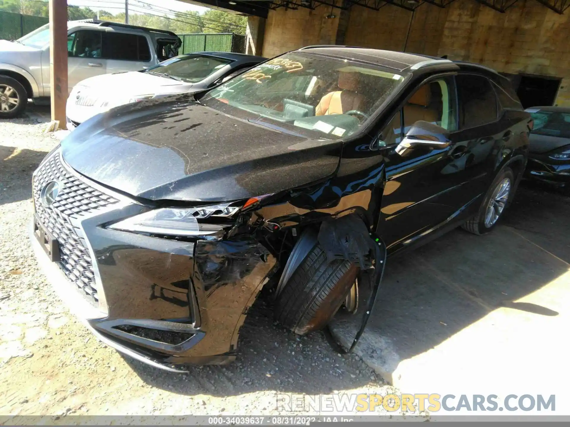 2 Photograph of a damaged car 2T2JZMDA4MC274345 LEXUS RX 2021