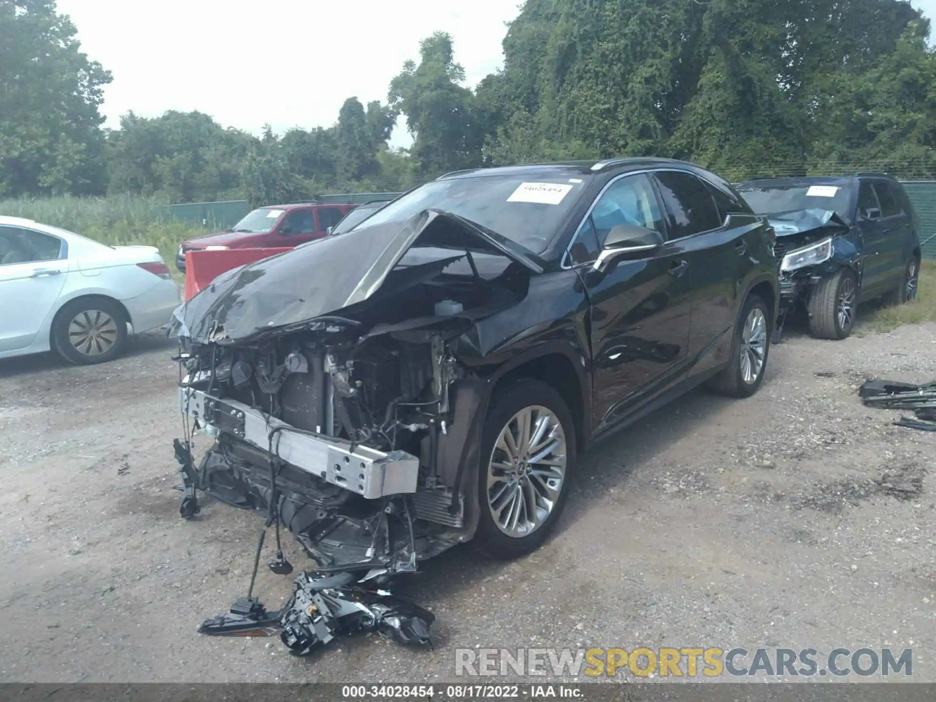 2 Photograph of a damaged car 2T2JZMDA4MC276936 LEXUS RX 2021