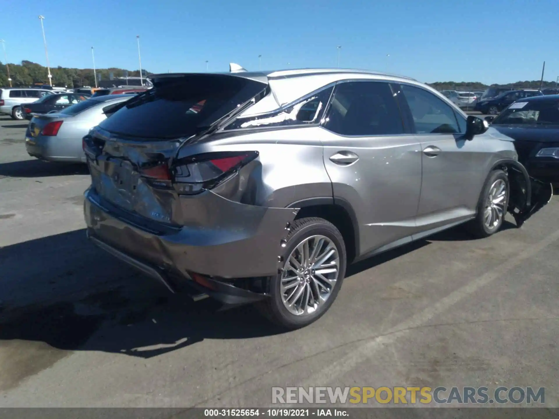 4 Photograph of a damaged car 2T2JZMDA9MC306898 LEXUS RX 2021