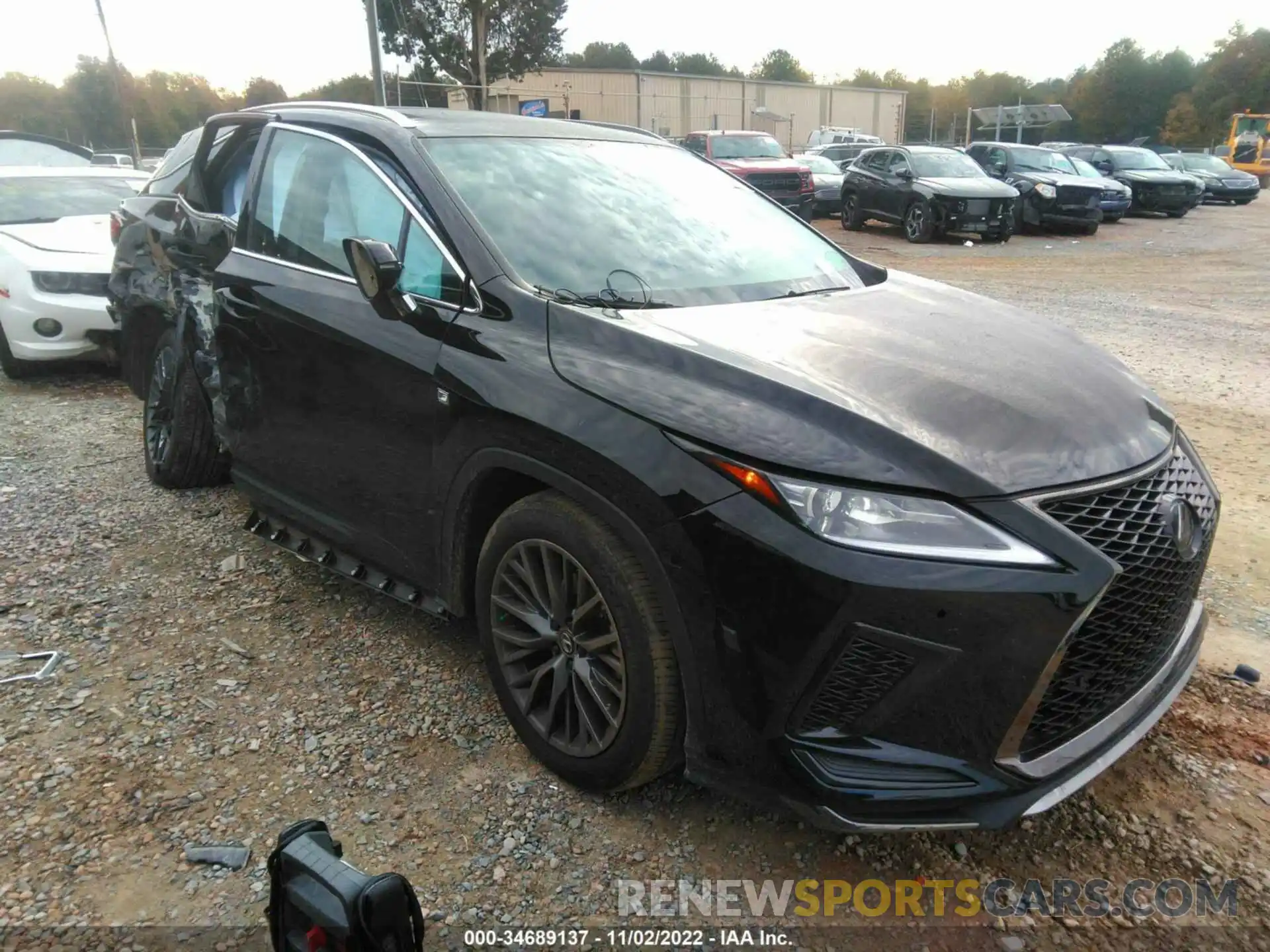 1 Photograph of a damaged car 2T2SZMDA0MC308057 LEXUS RX 2021