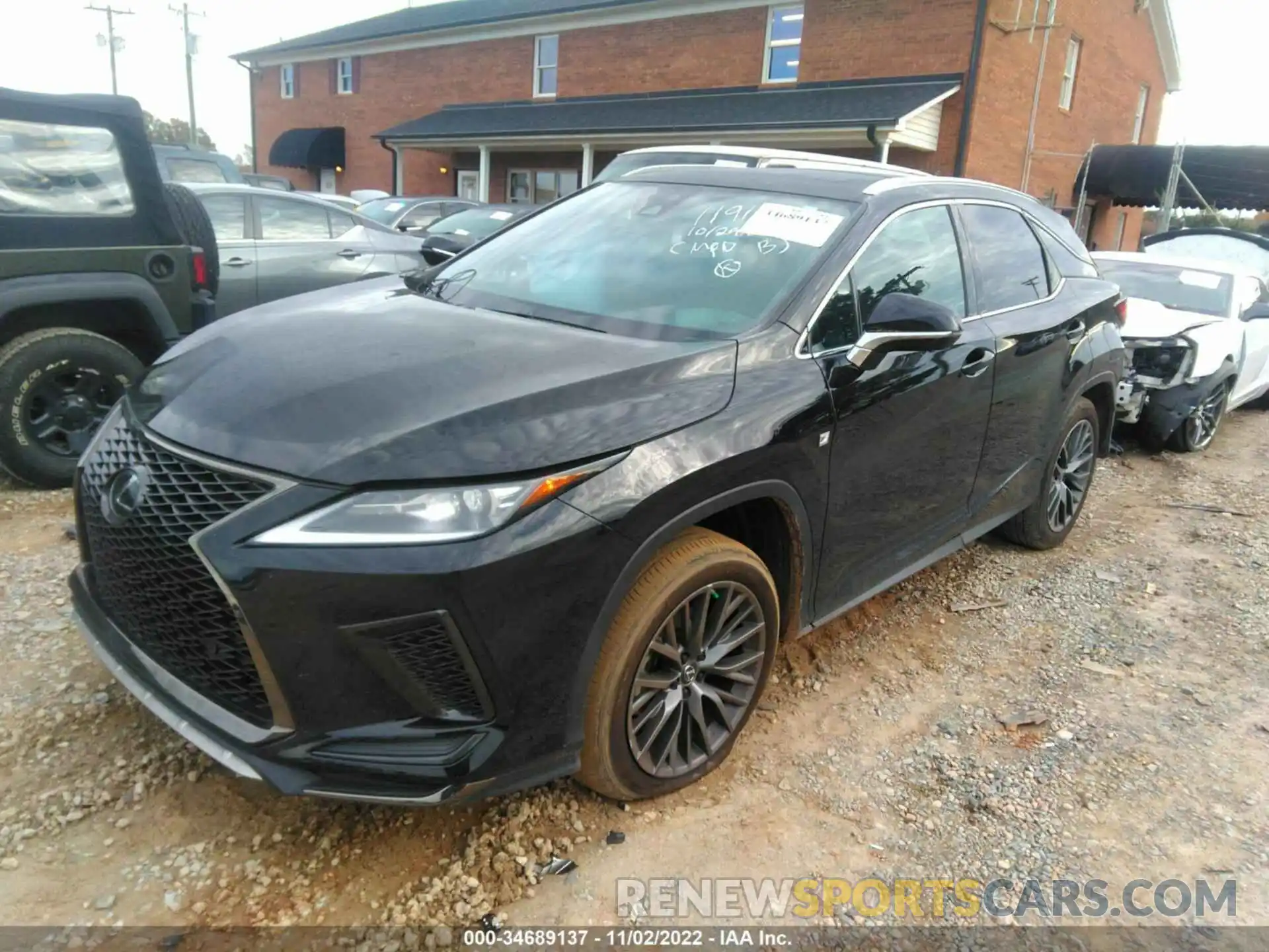 2 Photograph of a damaged car 2T2SZMDA0MC308057 LEXUS RX 2021