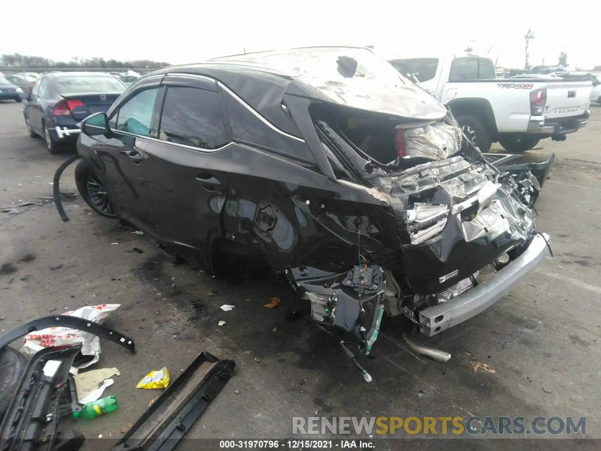 3 Photograph of a damaged car 2T2SZMDA4MC292011 LEXUS RX 2021