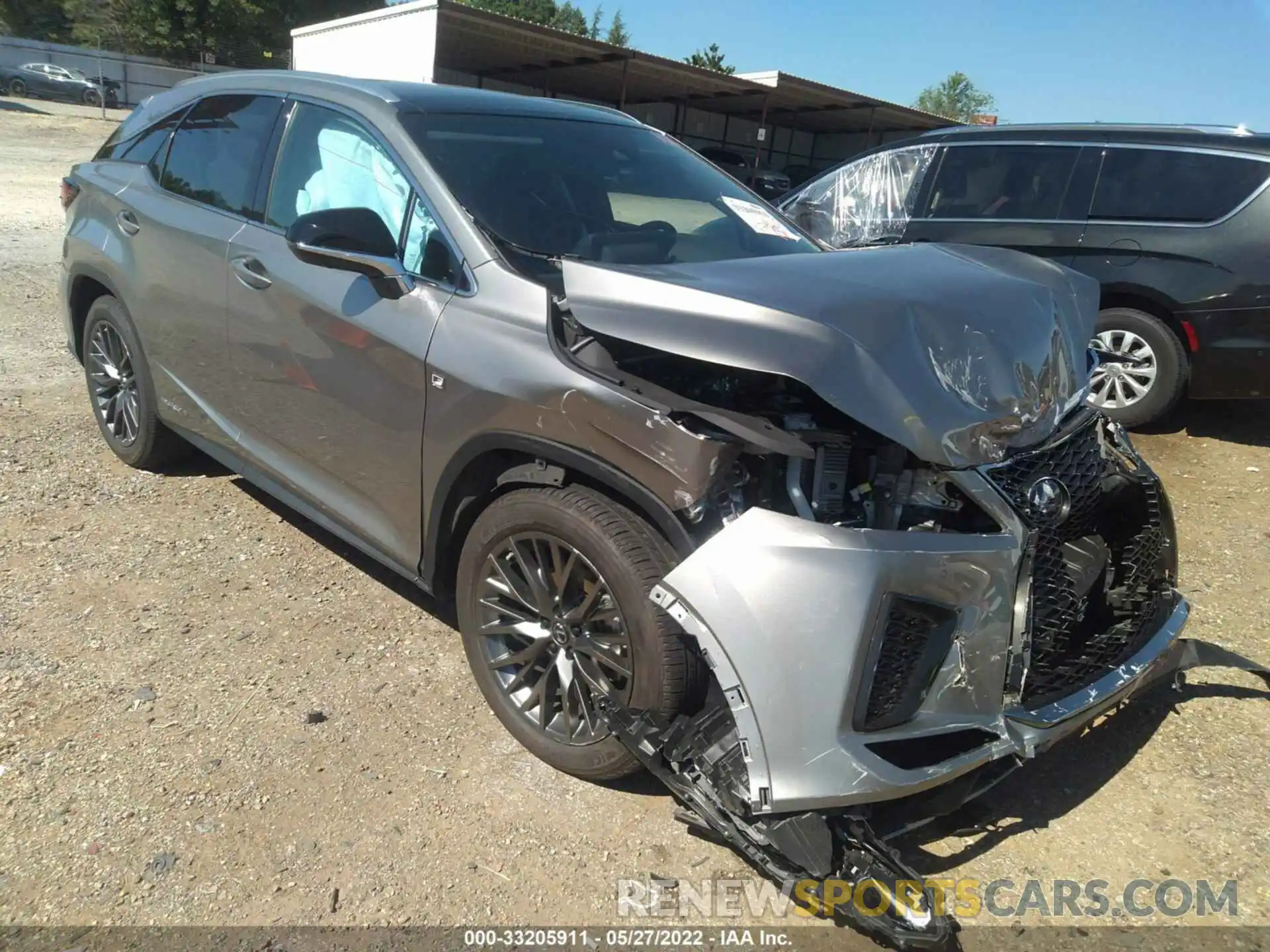 1 Photograph of a damaged car 2T2YGMDA0MC061610 LEXUS RX 2021