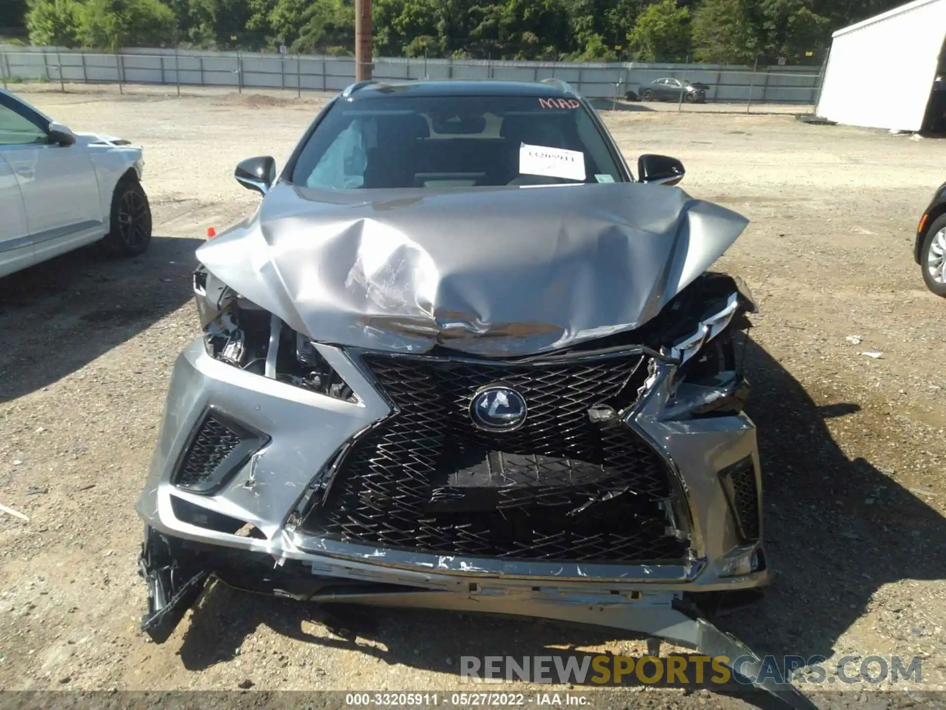 10 Photograph of a damaged car 2T2YGMDA0MC061610 LEXUS RX 2021