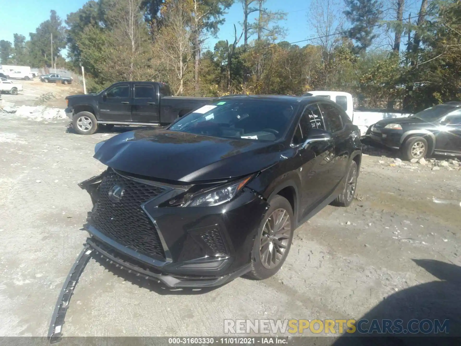 2 Photograph of a damaged car 2T2YZMDA3MC276179 LEXUS RX 2021