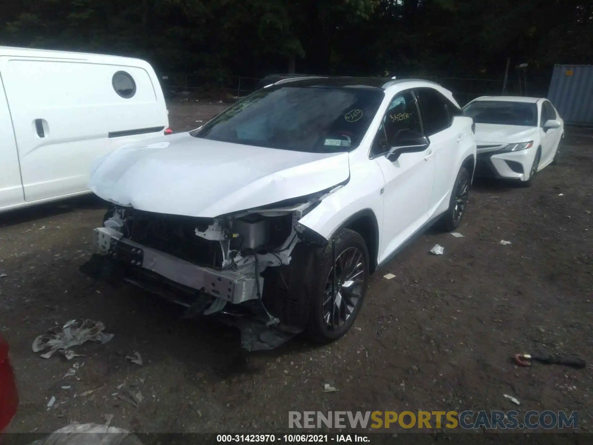 2 Photograph of a damaged car 2T2YZMDA4MC278099 LEXUS RX 2021