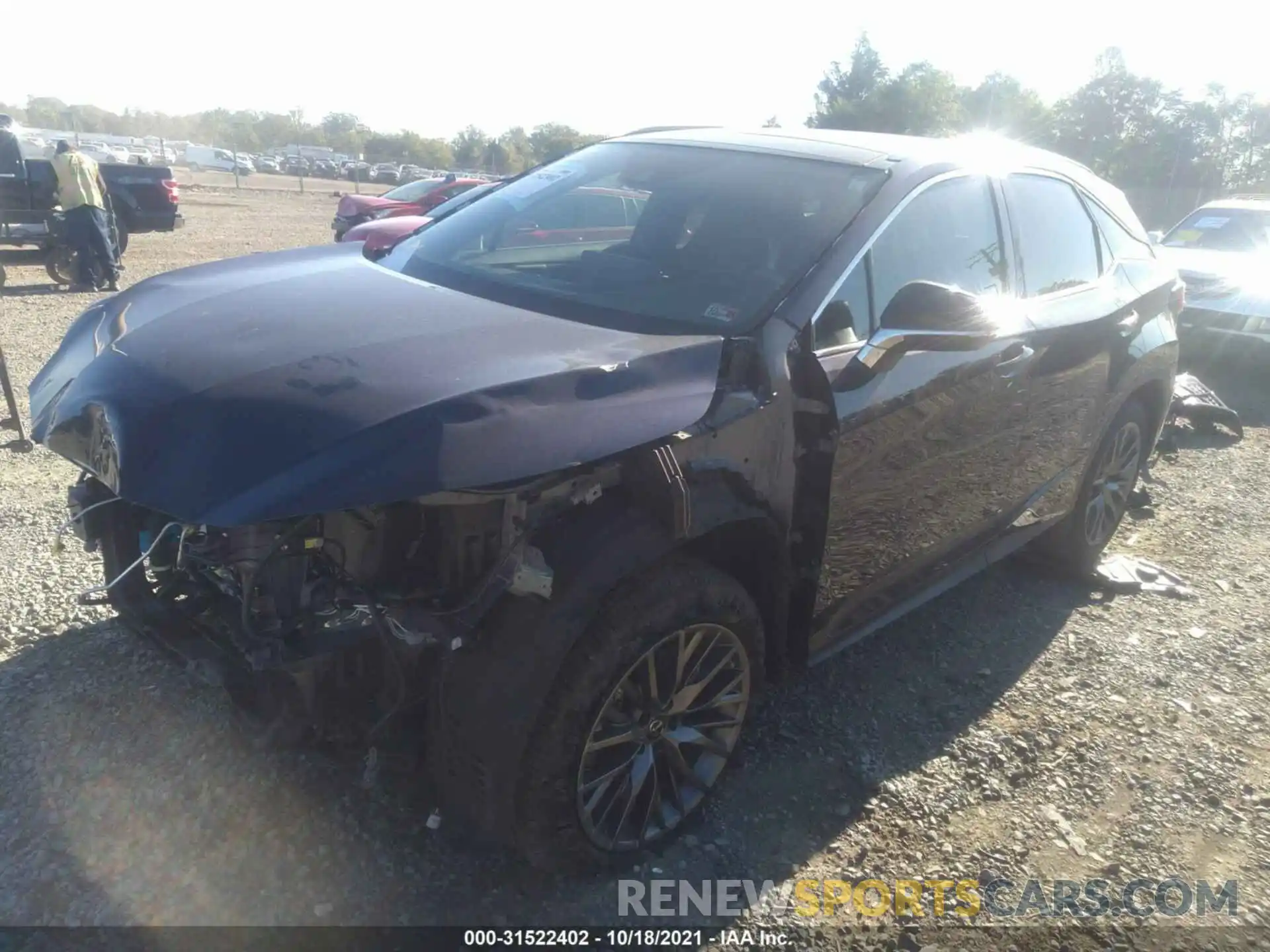 2 Photograph of a damaged car 2T2YZMDA5MC264292 LEXUS RX 2021