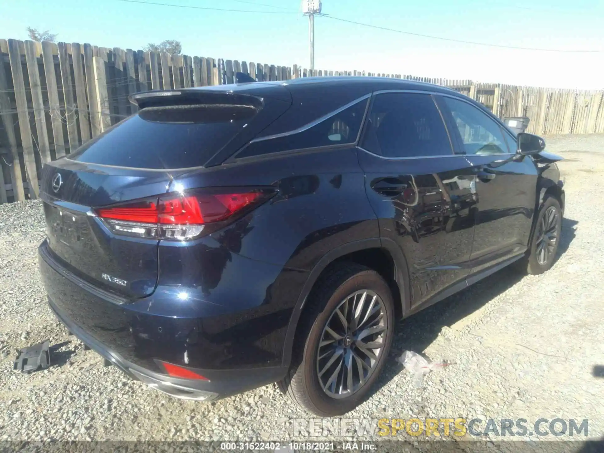 4 Photograph of a damaged car 2T2YZMDA5MC264292 LEXUS RX 2021