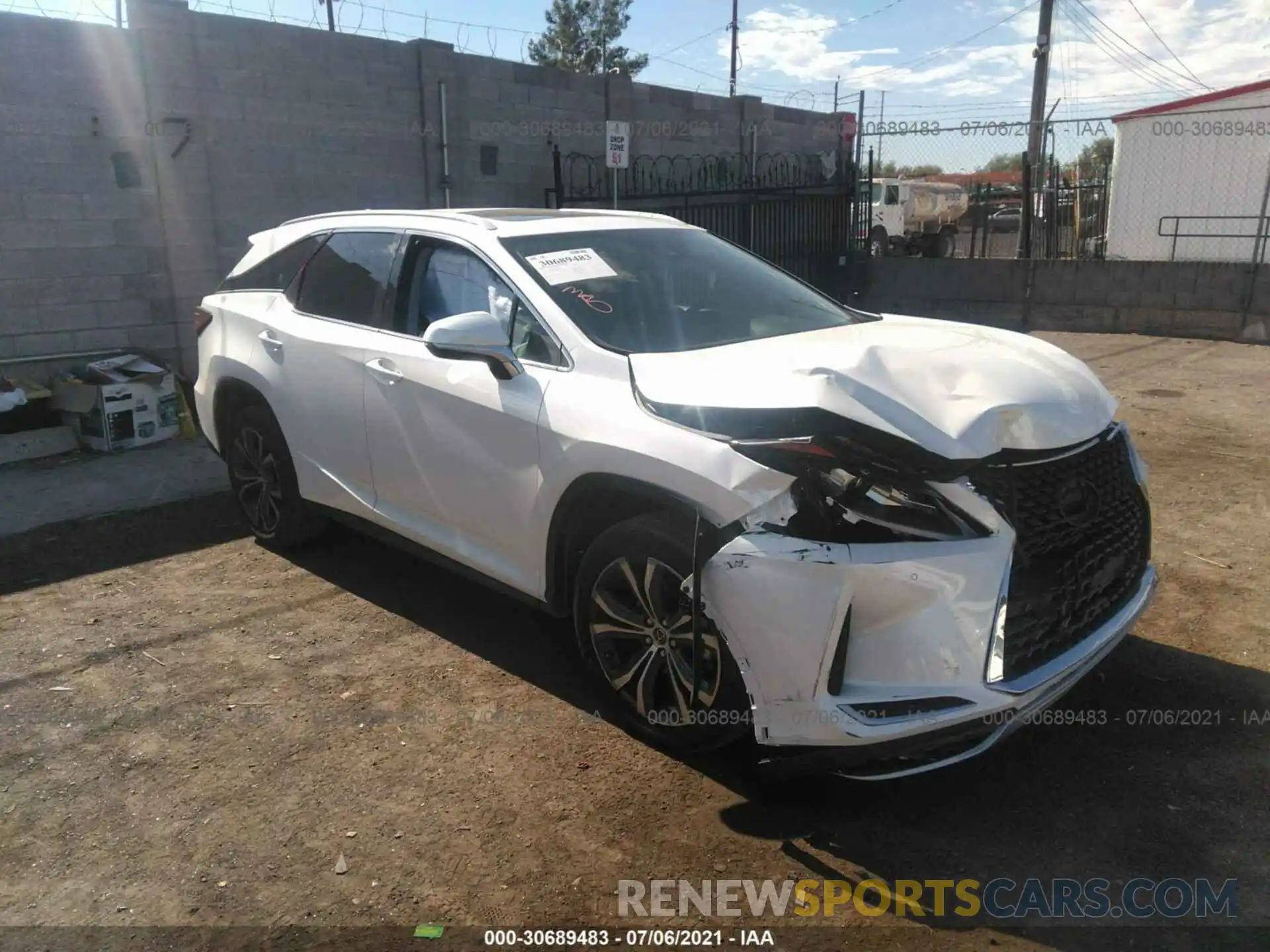 1 Photograph of a damaged car JTJHZKEA0M2019273 LEXUS RX 2021