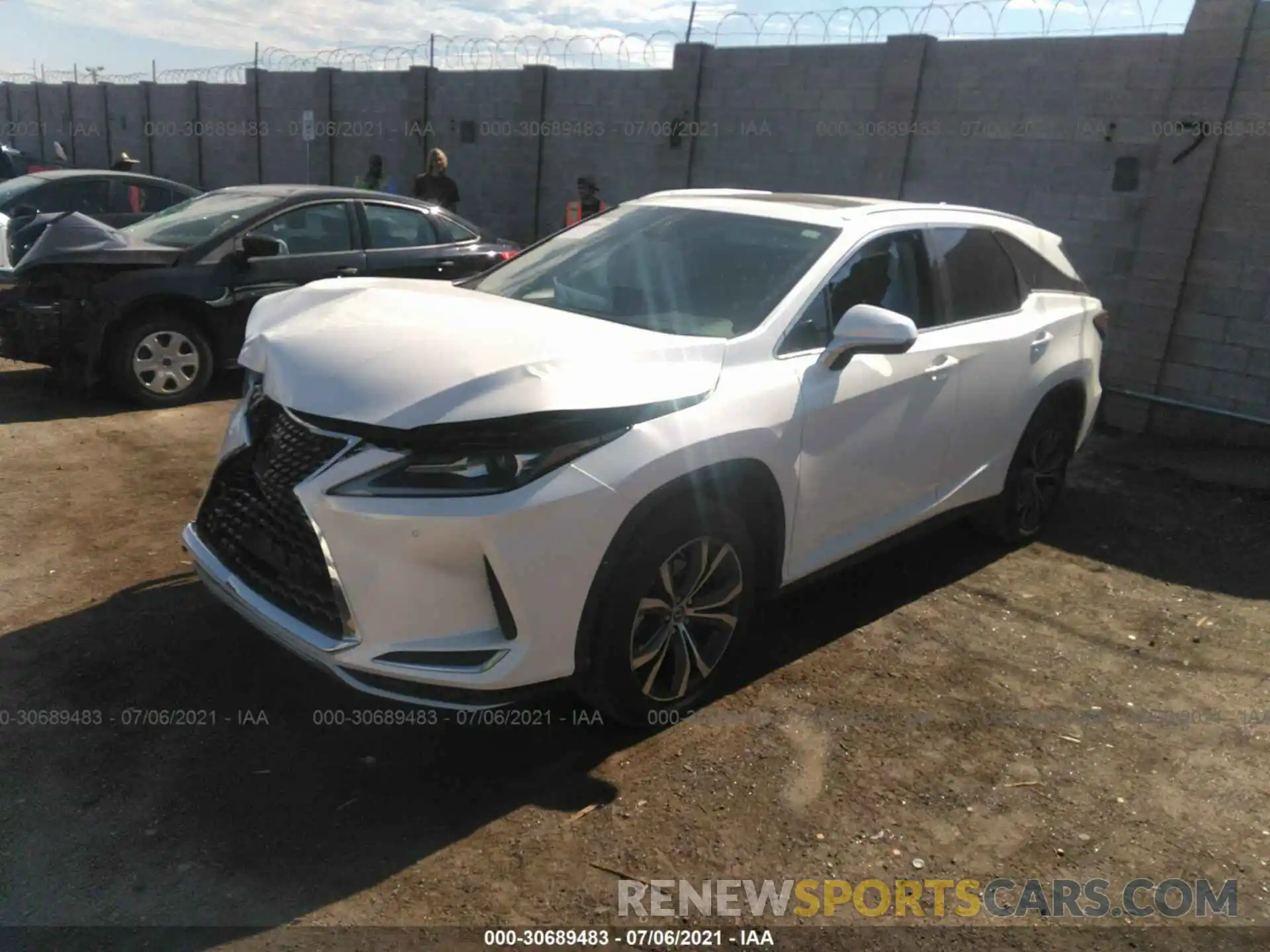 2 Photograph of a damaged car JTJHZKEA0M2019273 LEXUS RX 2021