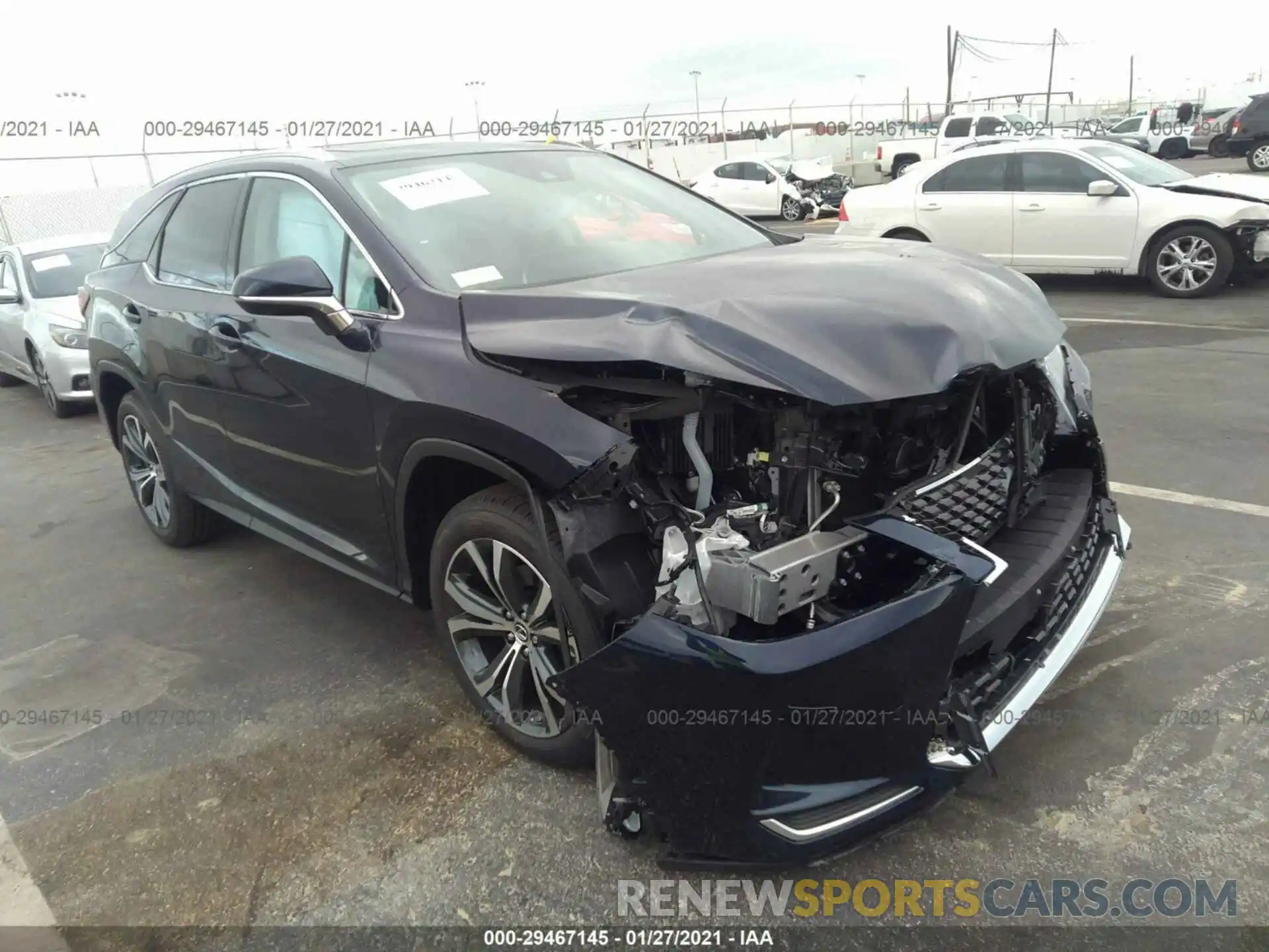 1 Photograph of a damaged car JTJHZKEA4M2019728 LEXUS RX 2021