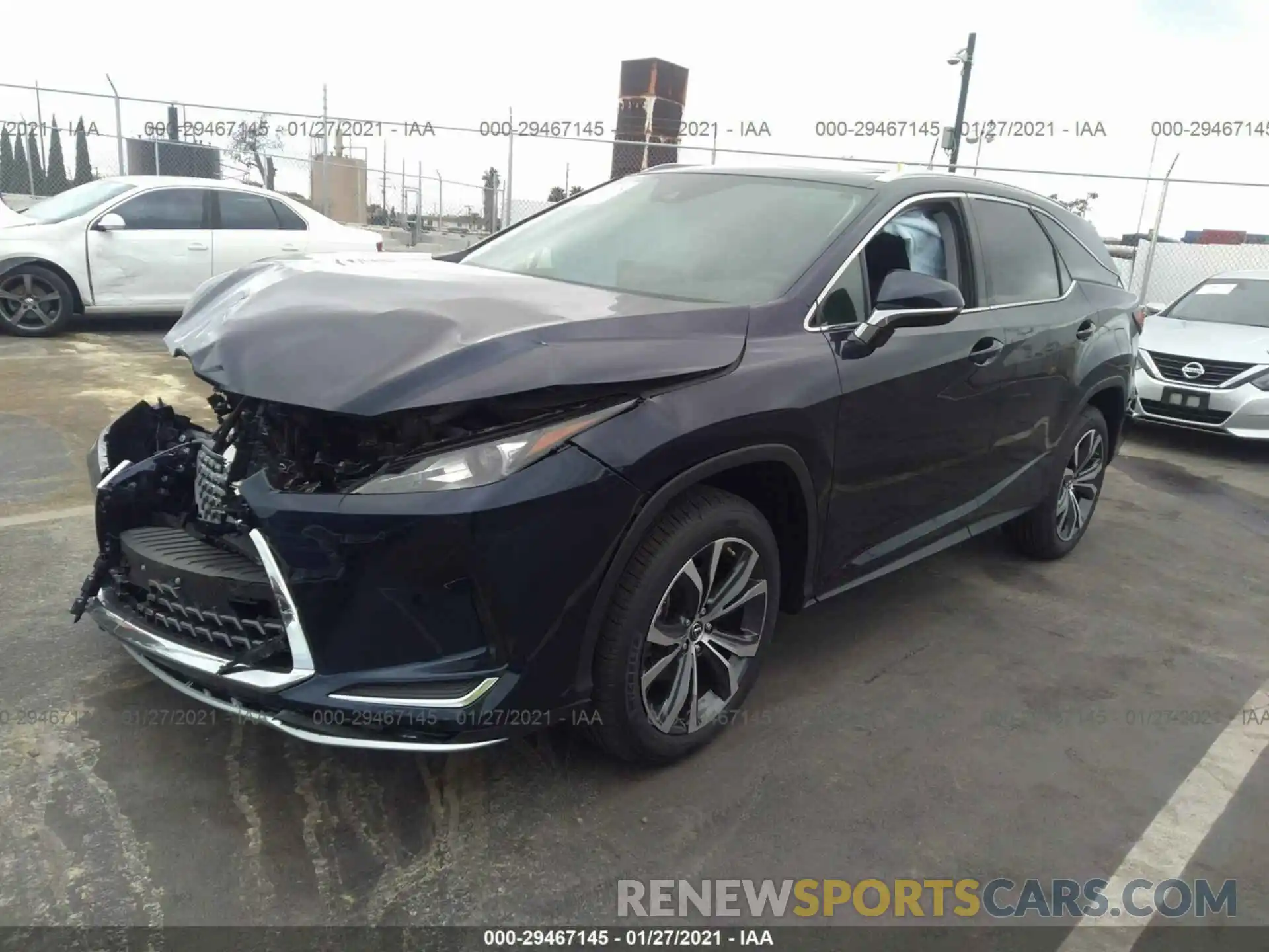 2 Photograph of a damaged car JTJHZKEA4M2019728 LEXUS RX 2021