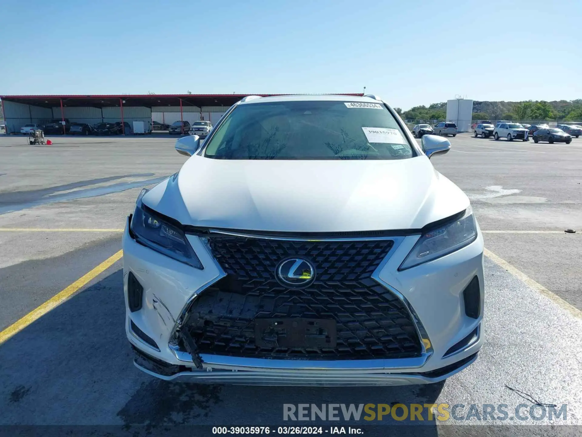 12 Photograph of a damaged car JTJHZKEAXM2020172 LEXUS RX 2021