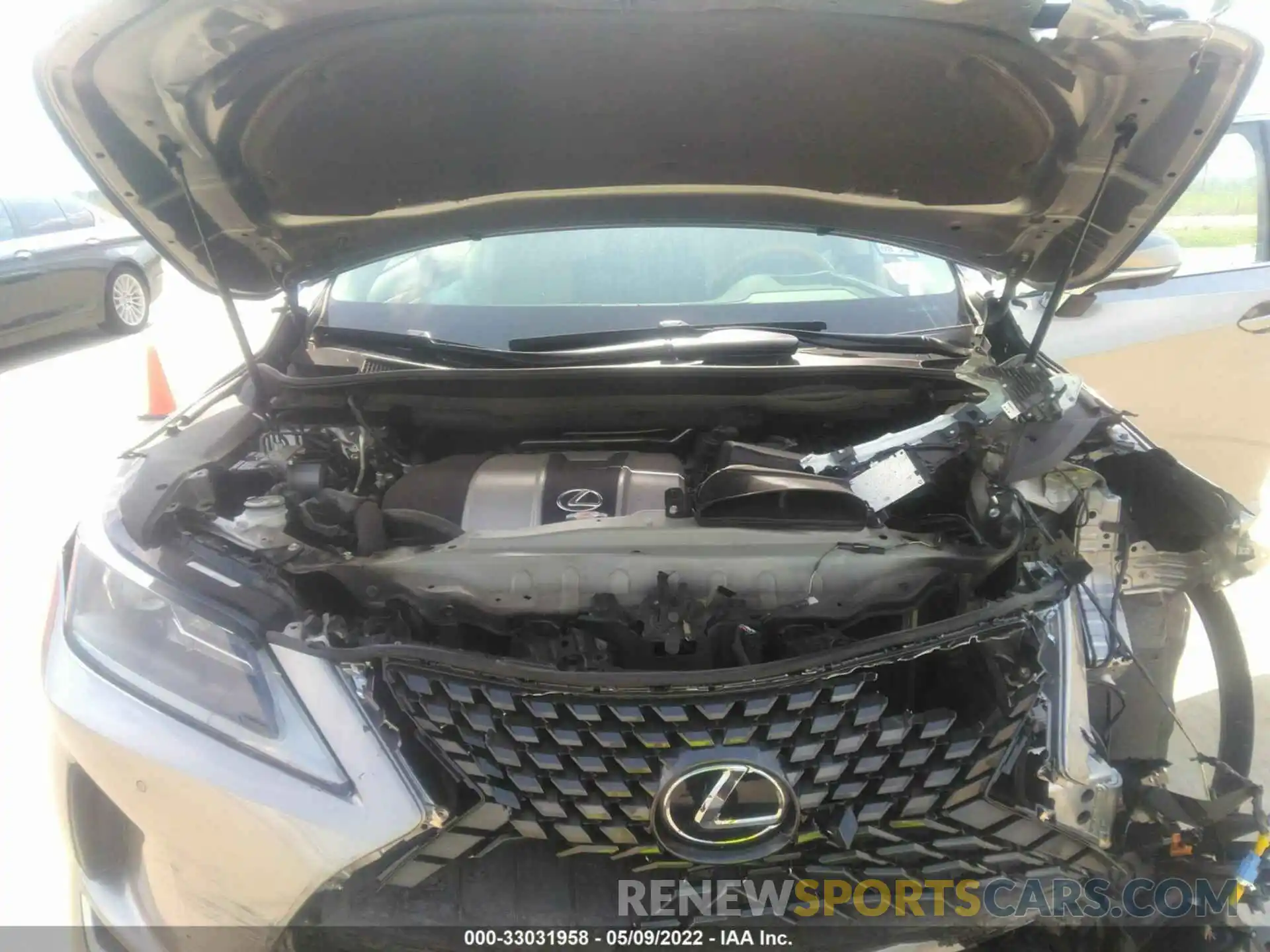 10 Photograph of a damaged car JTJHZKEAXM2022486 LEXUS RX 2021