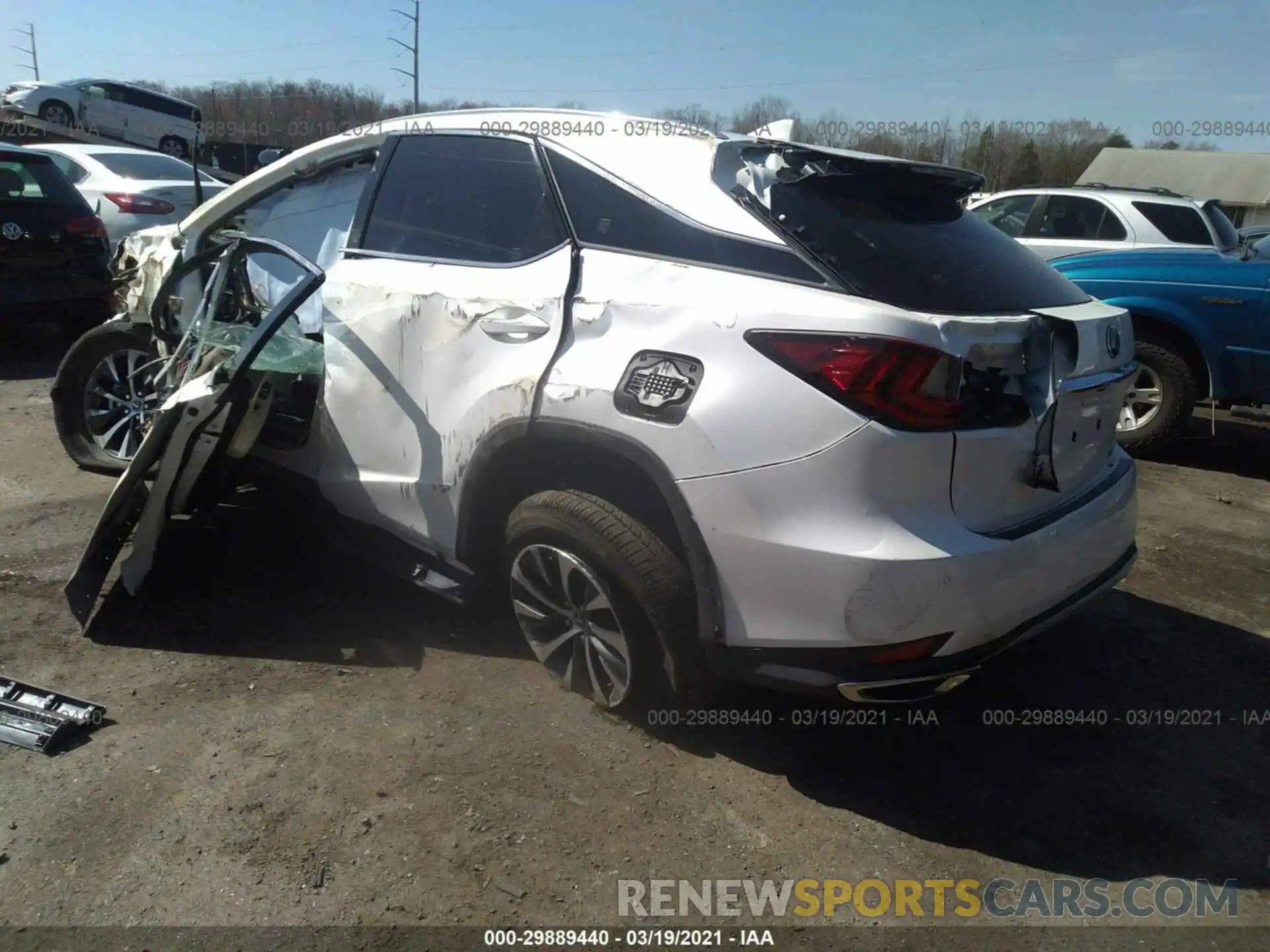 3 Photograph of a damaged car JTJHZMDA7M2052865 LEXUS RX 2021