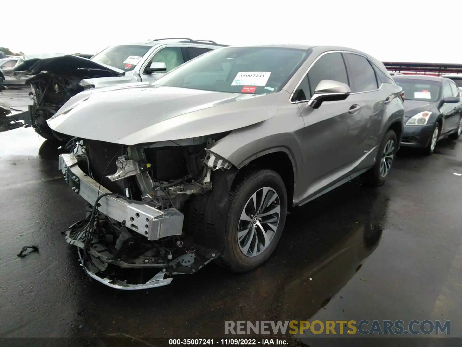 2 Photograph of a damaged car 2T2AZMAA3NC237258 LEXUS RX 2022