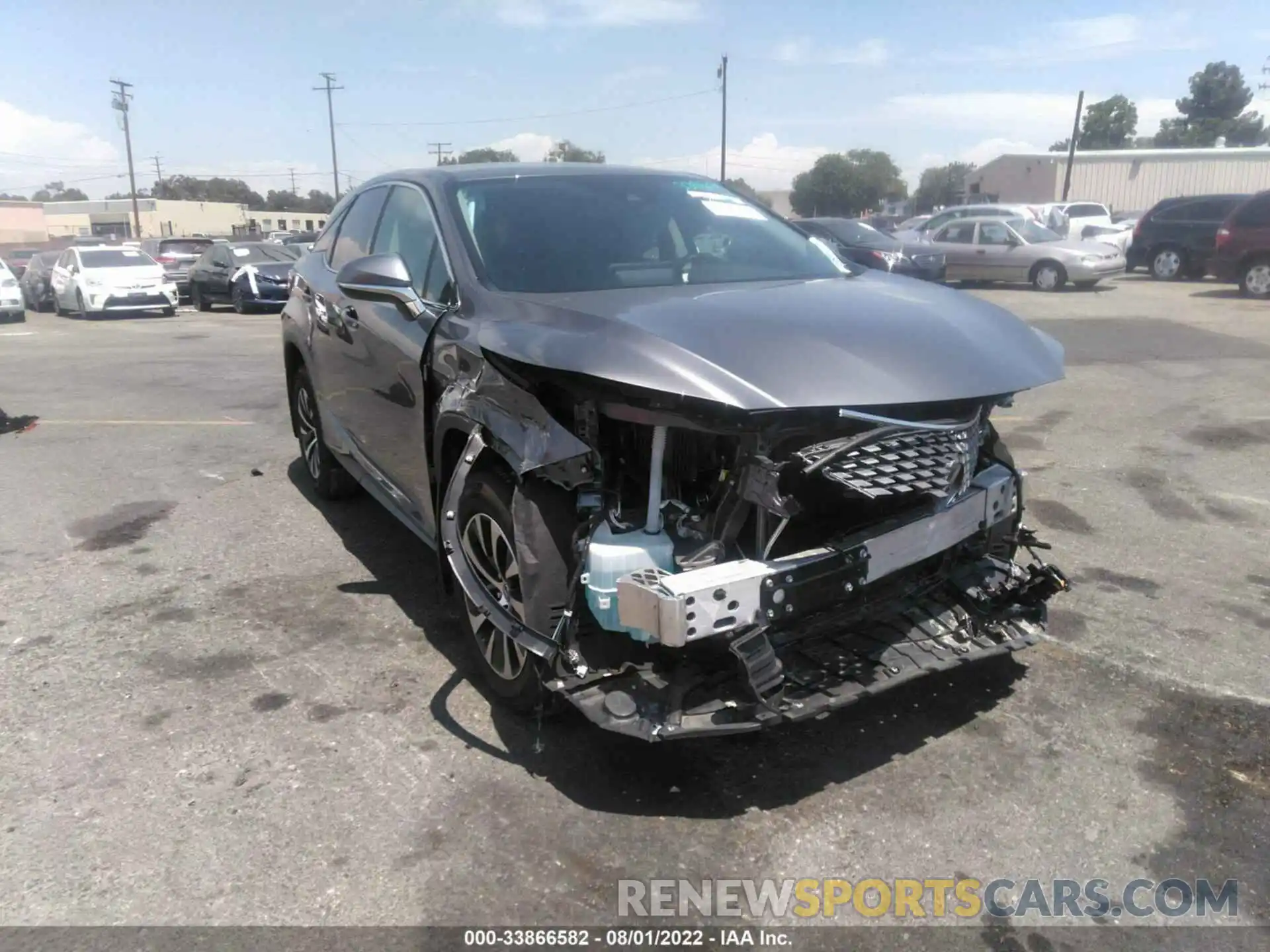 1 Photograph of a damaged car 2T2AZMAA4NC234434 LEXUS RX 2022