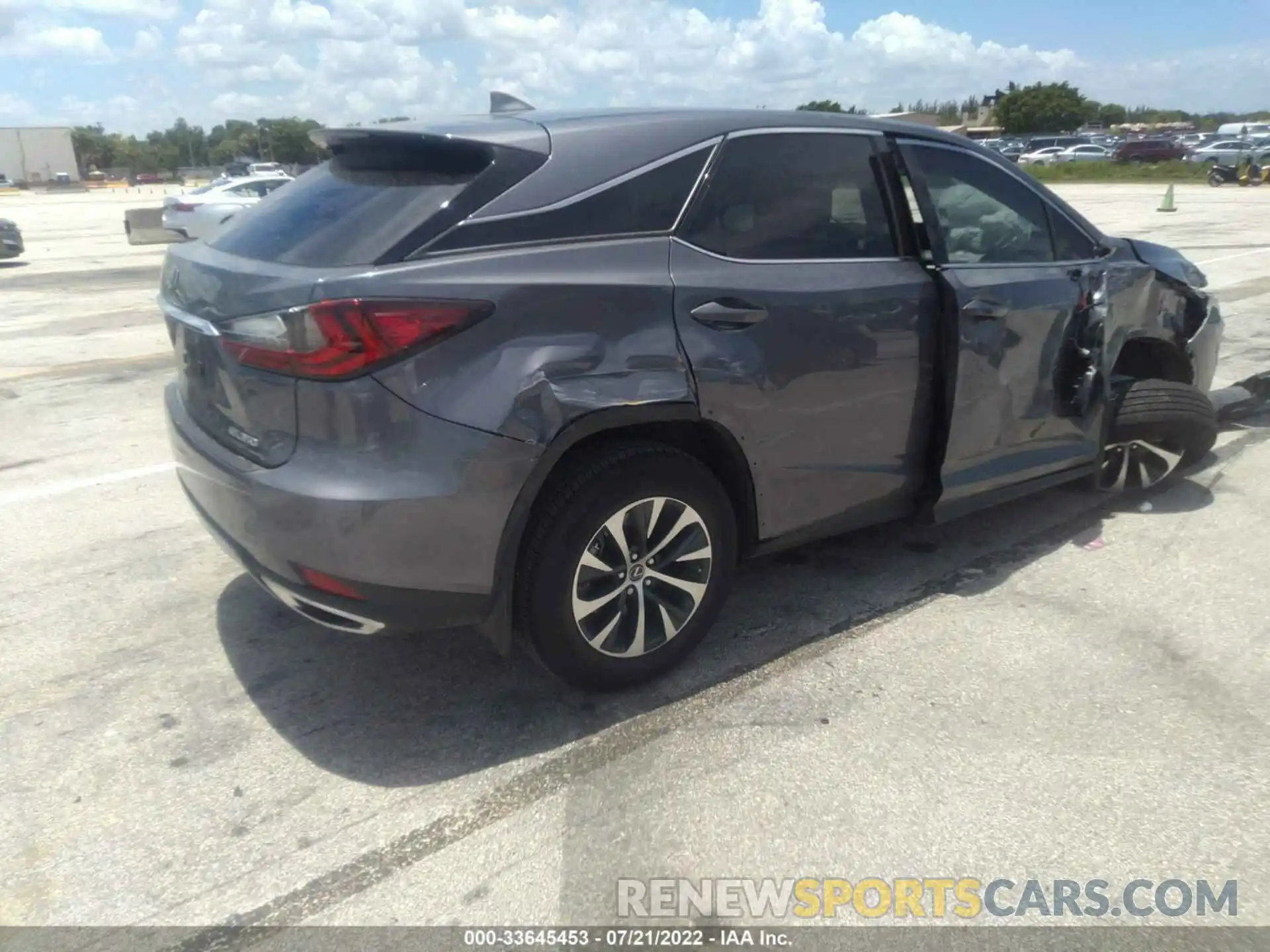 4 Photograph of a damaged car 2T2AZMAAXNC232378 LEXUS RX 2022